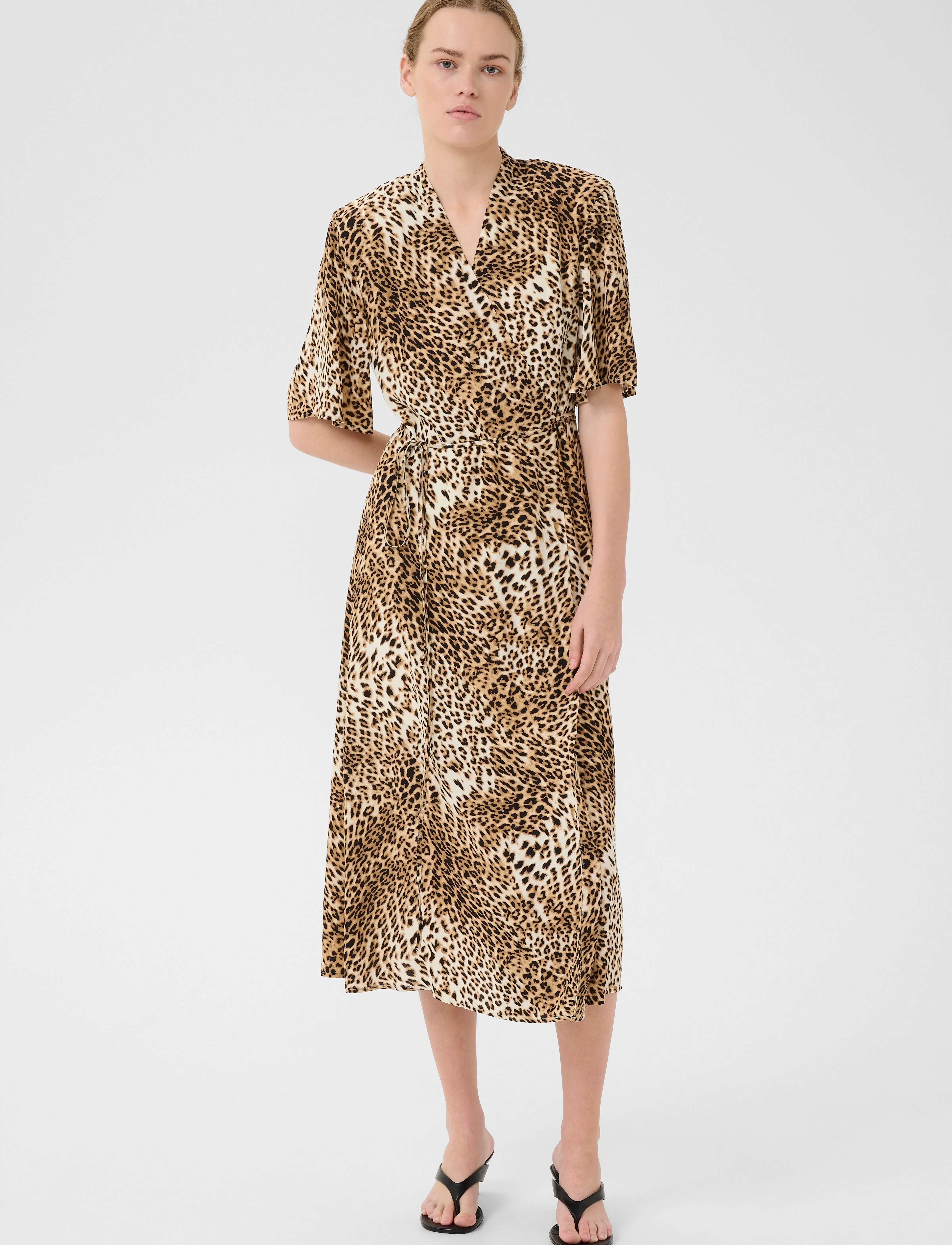 Gestuz Gzkadla Wrap Dress, 38, Multi/patterned, Kjoler > Knælange Og Midi, Dame