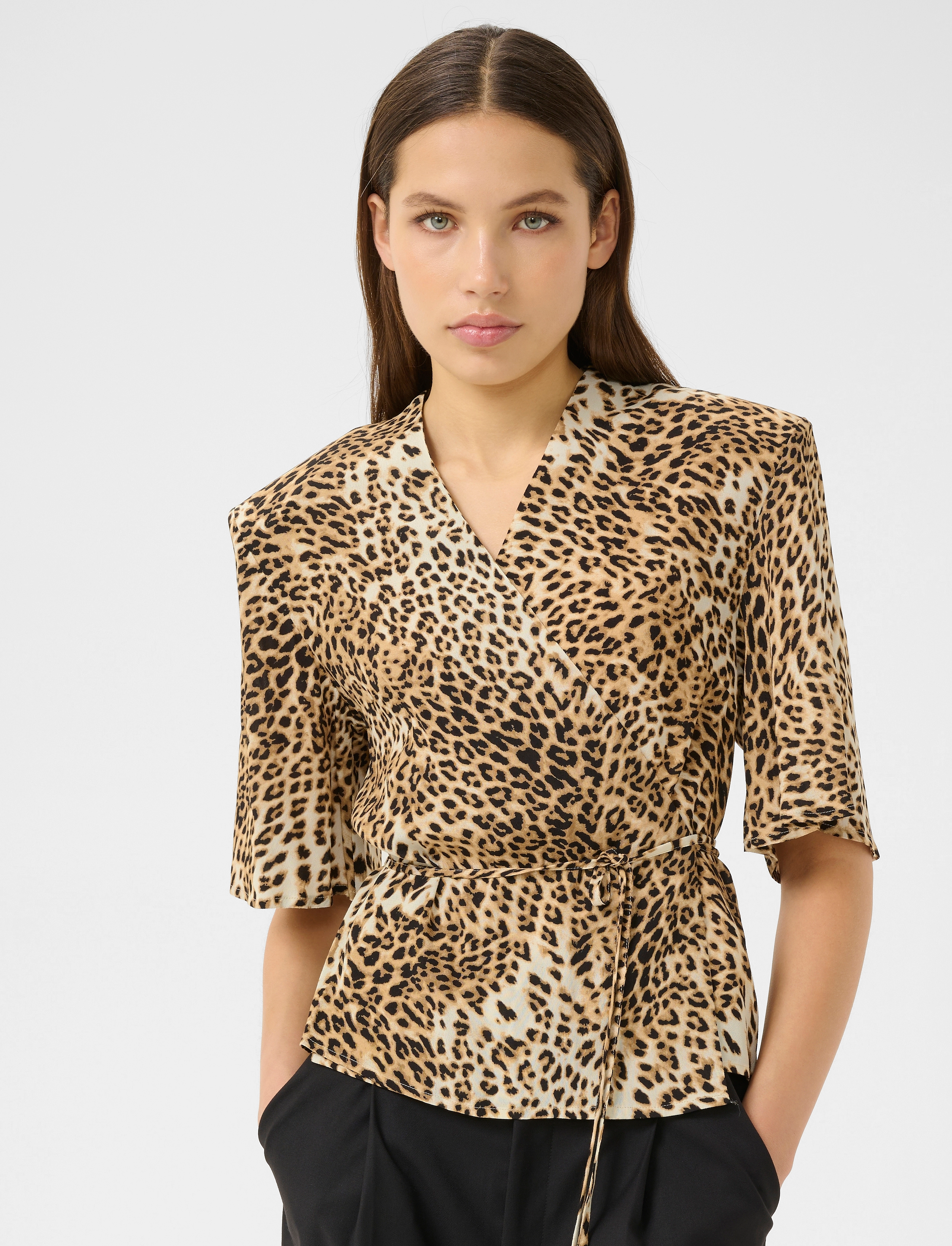 Gestuz Gzkadla Wrap Top, Kvinder, Slå Om Top, Gul, Str: 32
