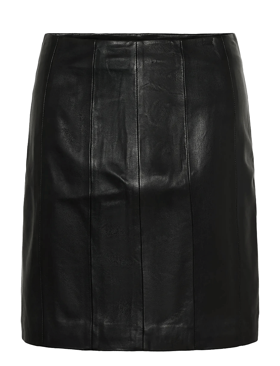 Gestuz - GZcharlie HW skirt NOOS - lederröcke - black - 1