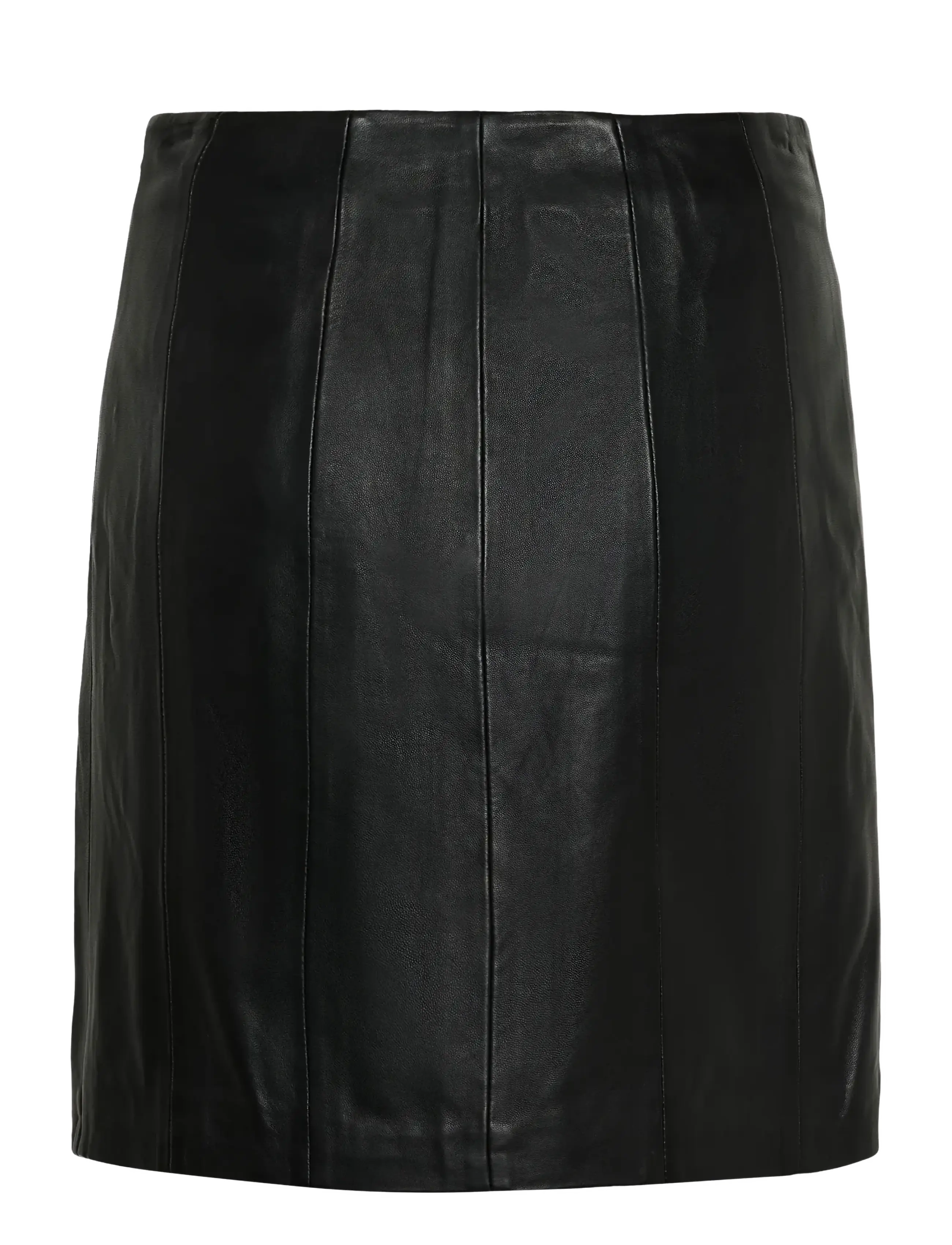 Gestuz - GZcharlie HW skirt NOOS - jupes en cuir - black - 2