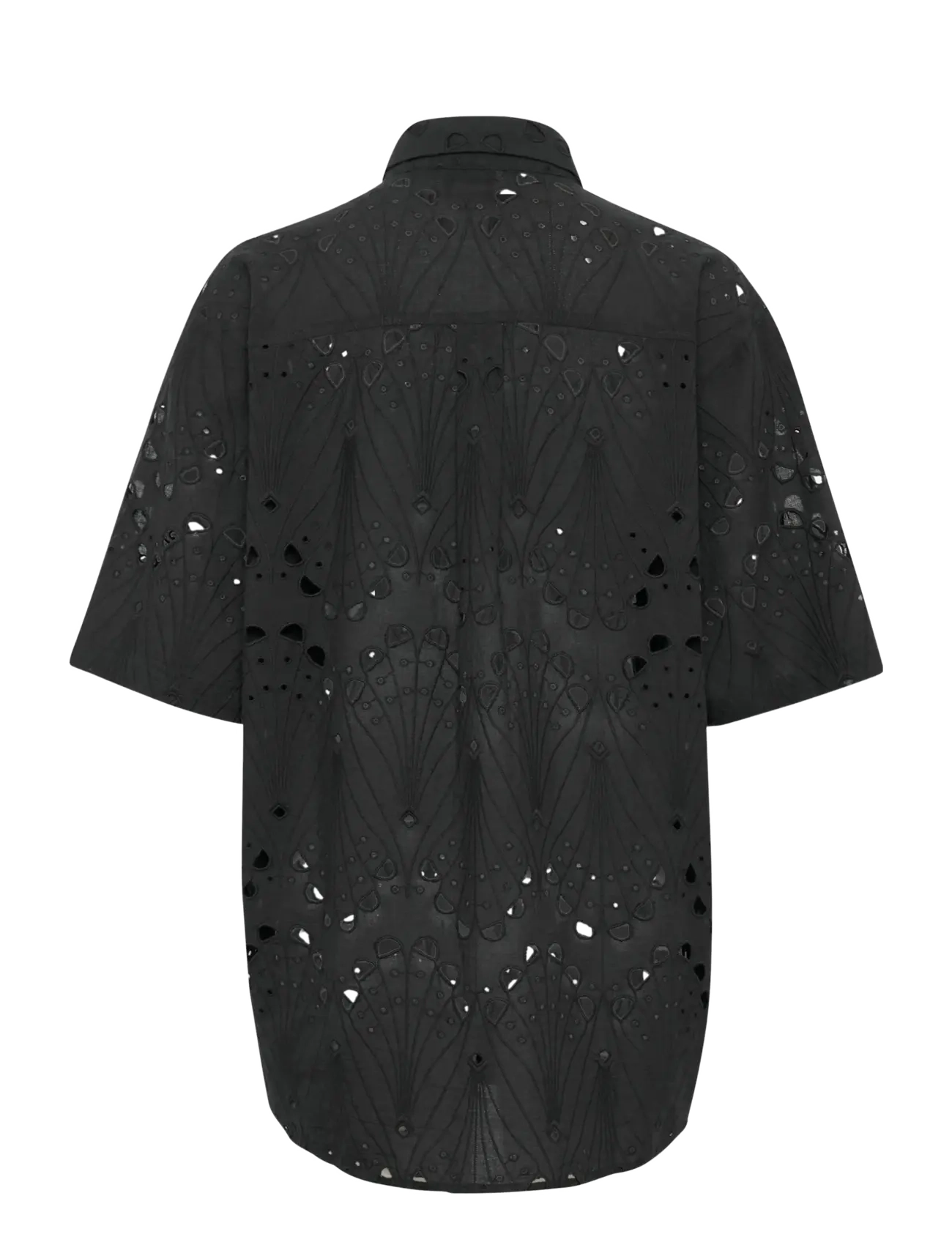 Gestuz - GZbaylor SS shirt - kortærmede skjorter - black - 2