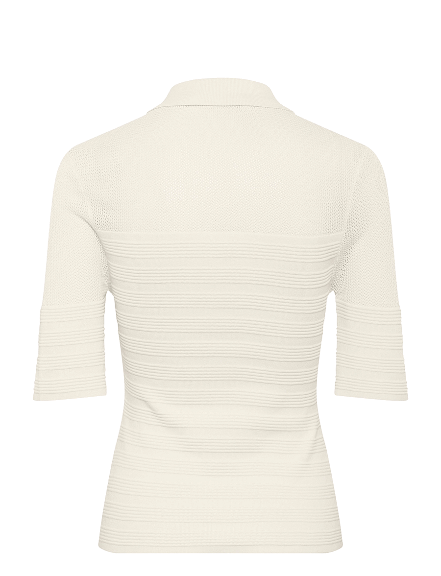 Gestuz - GZmagny top - t-shirts - egret - 2
