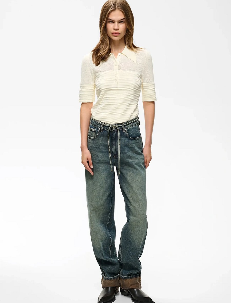 Gestuz - GZmagny top - t-shirts - egret - 3