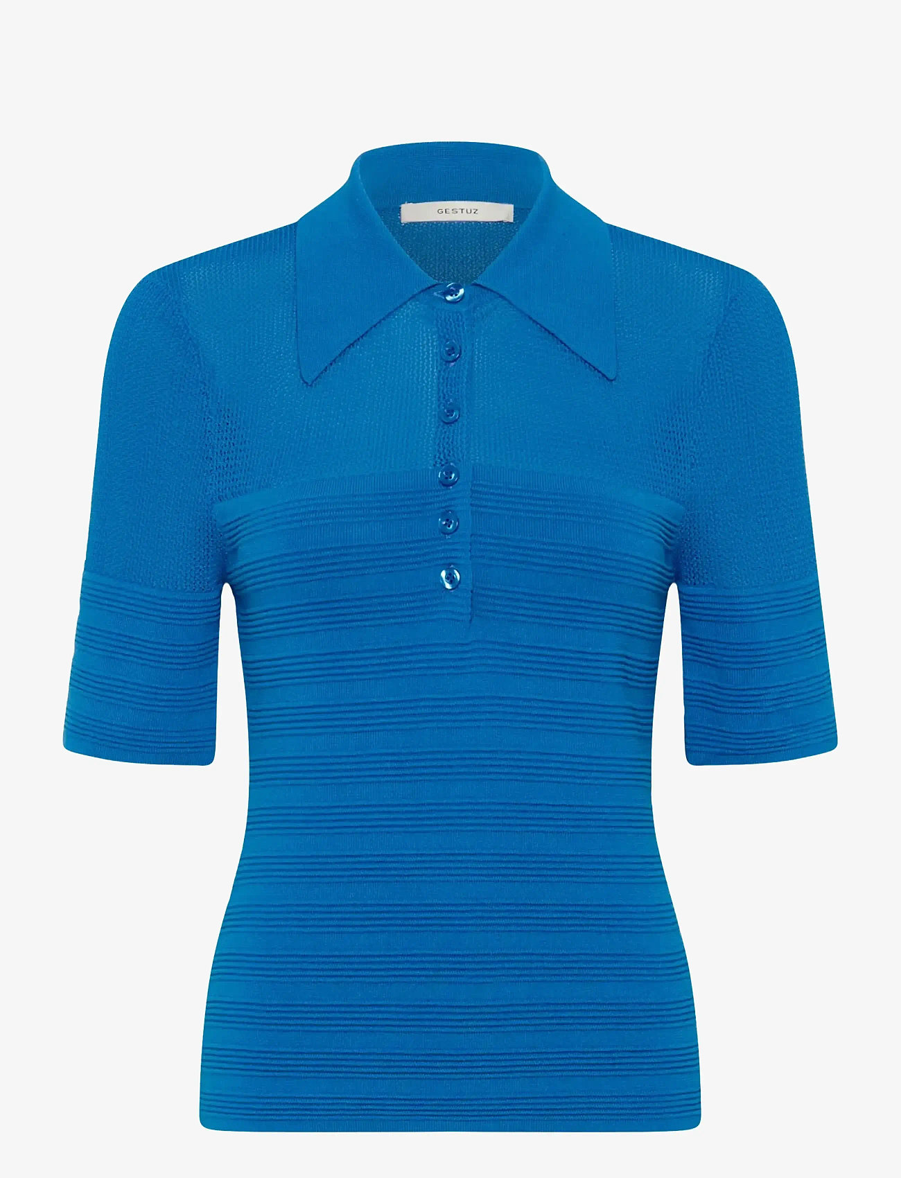 Gestuz - GZmagny top - t-shirts - princess blue - 1