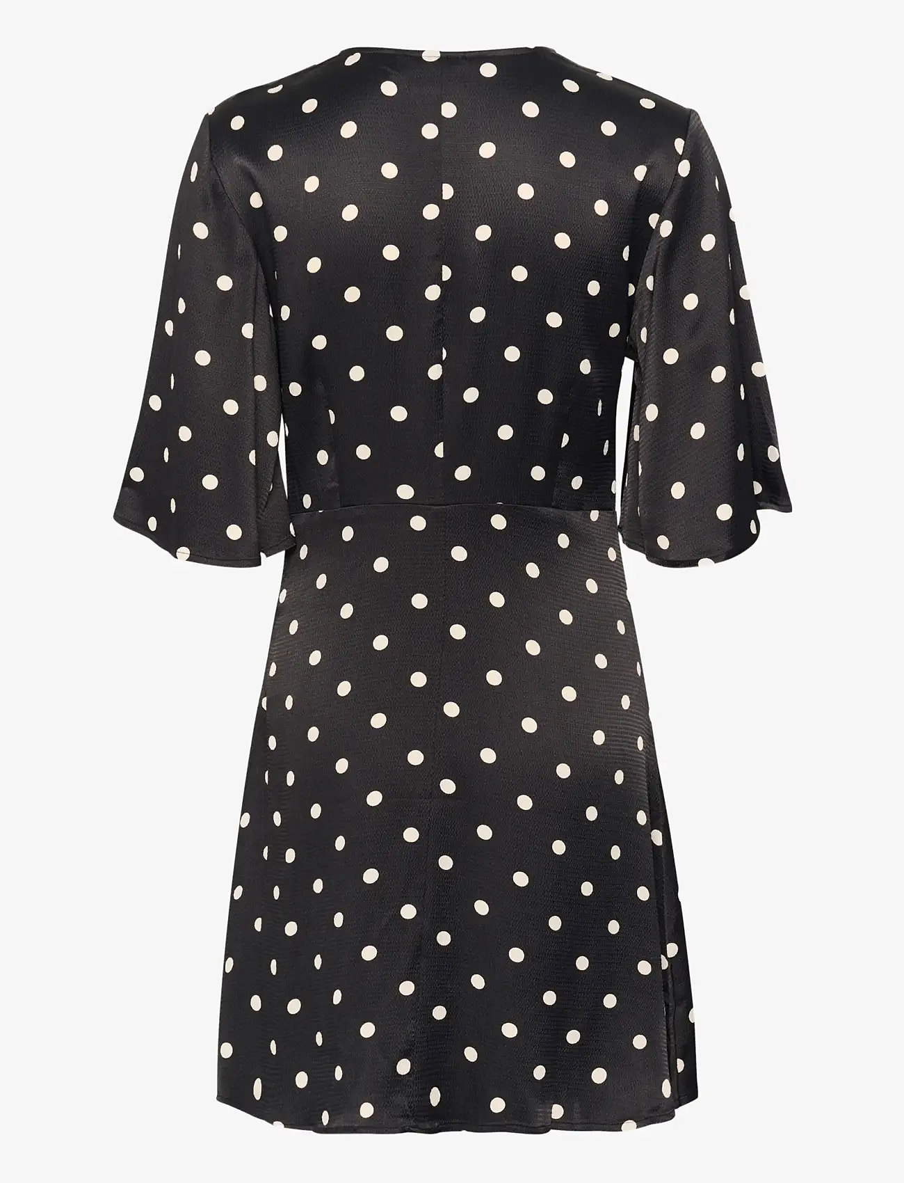 Gestuz - GZdotta P SS dress - festkjoler - black with egret dot - 2