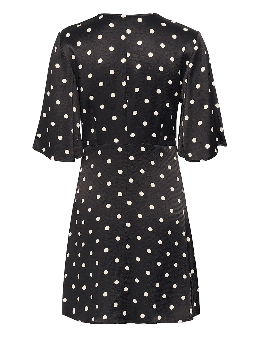 Gestuz - GZdotta P SS dress - partykleider - black with egret dot - 2