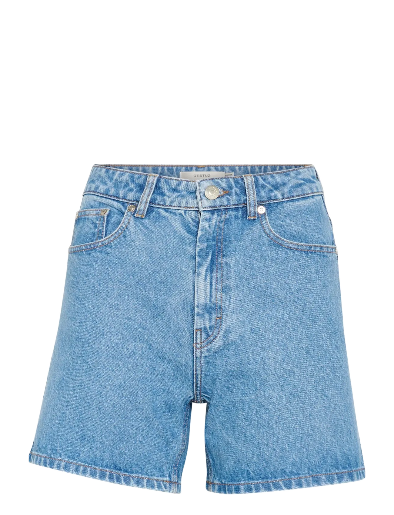 Gestuz GZdena HW shorts - Shorts - WASHED MID BLUE / blue