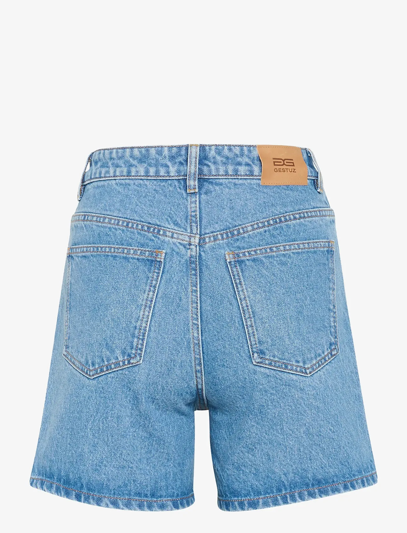 Gestuz - GZdena HW shorts - jorts - washed mid blue - 2