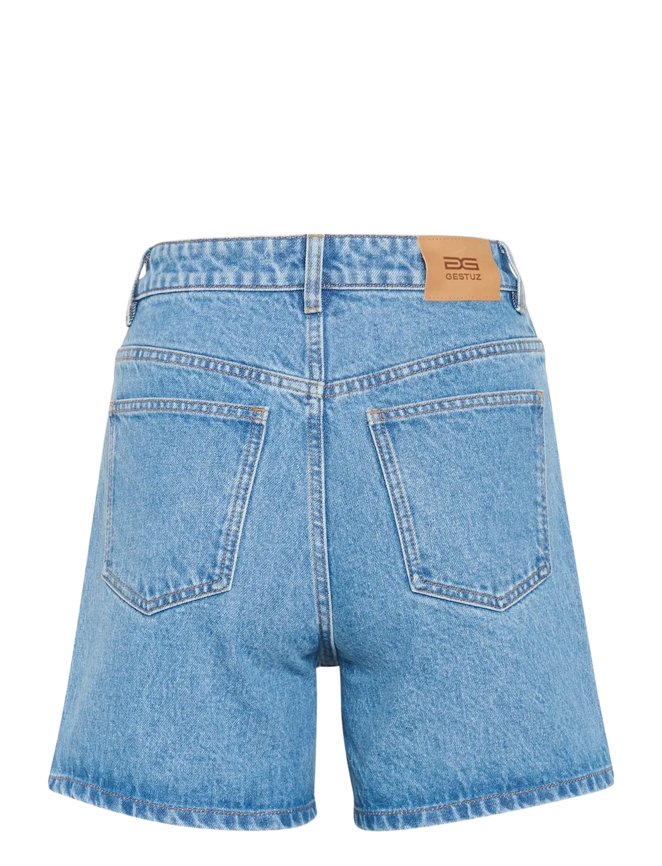Gestuz - GZdena HW shorts - jorts - washed mid blue - 2