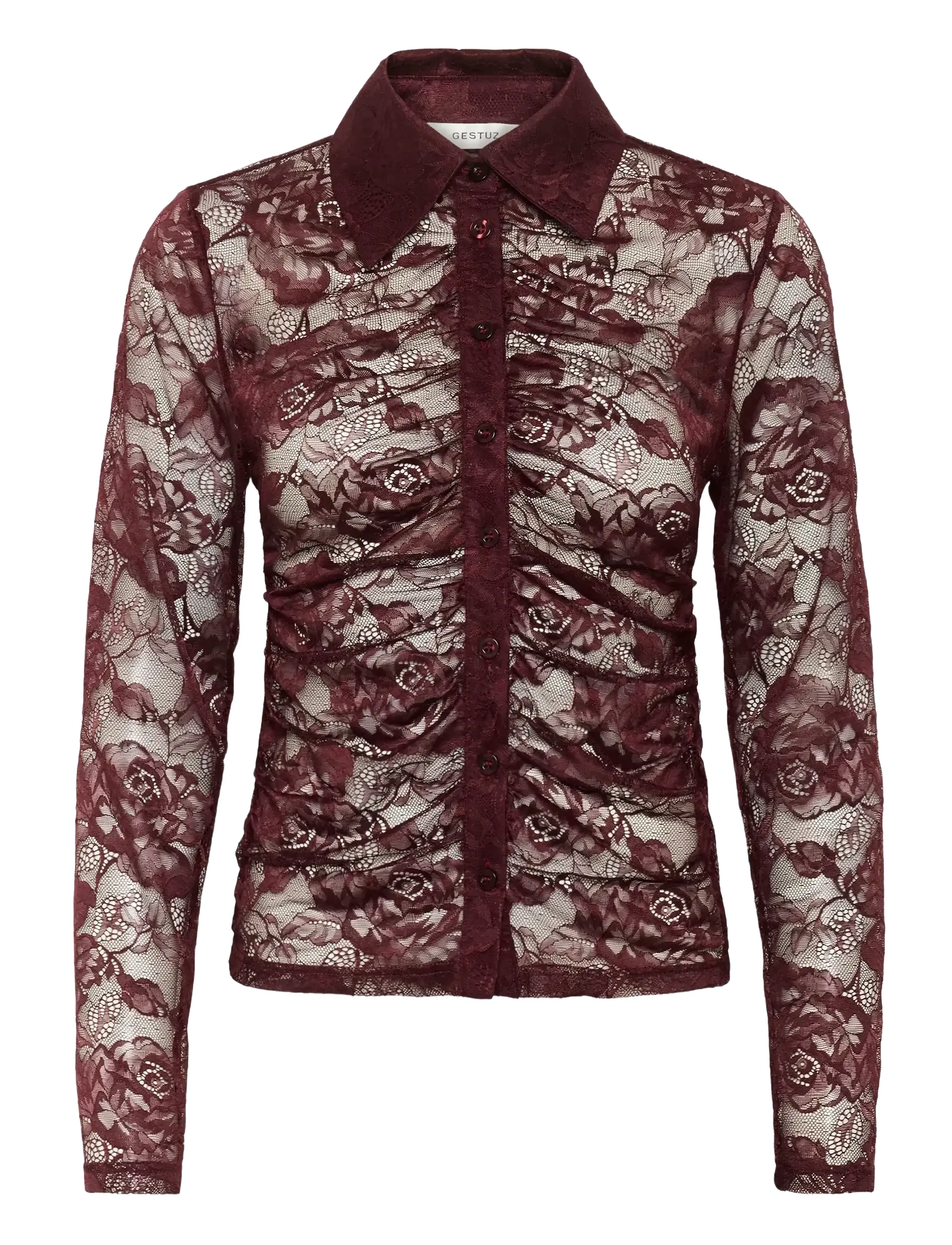 Gestuz GZleala shirt - Bluser - ARONIA / red