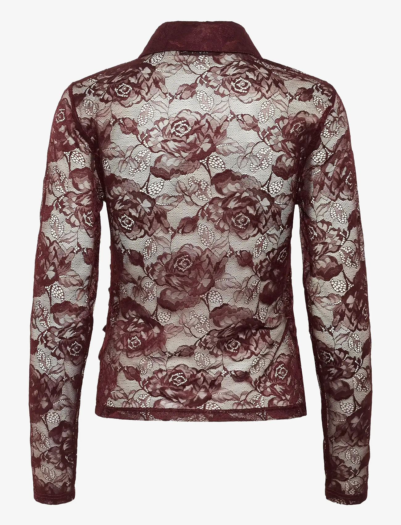 Gestuz - GZleala shirt - langærmede skjorter - aronia - 2