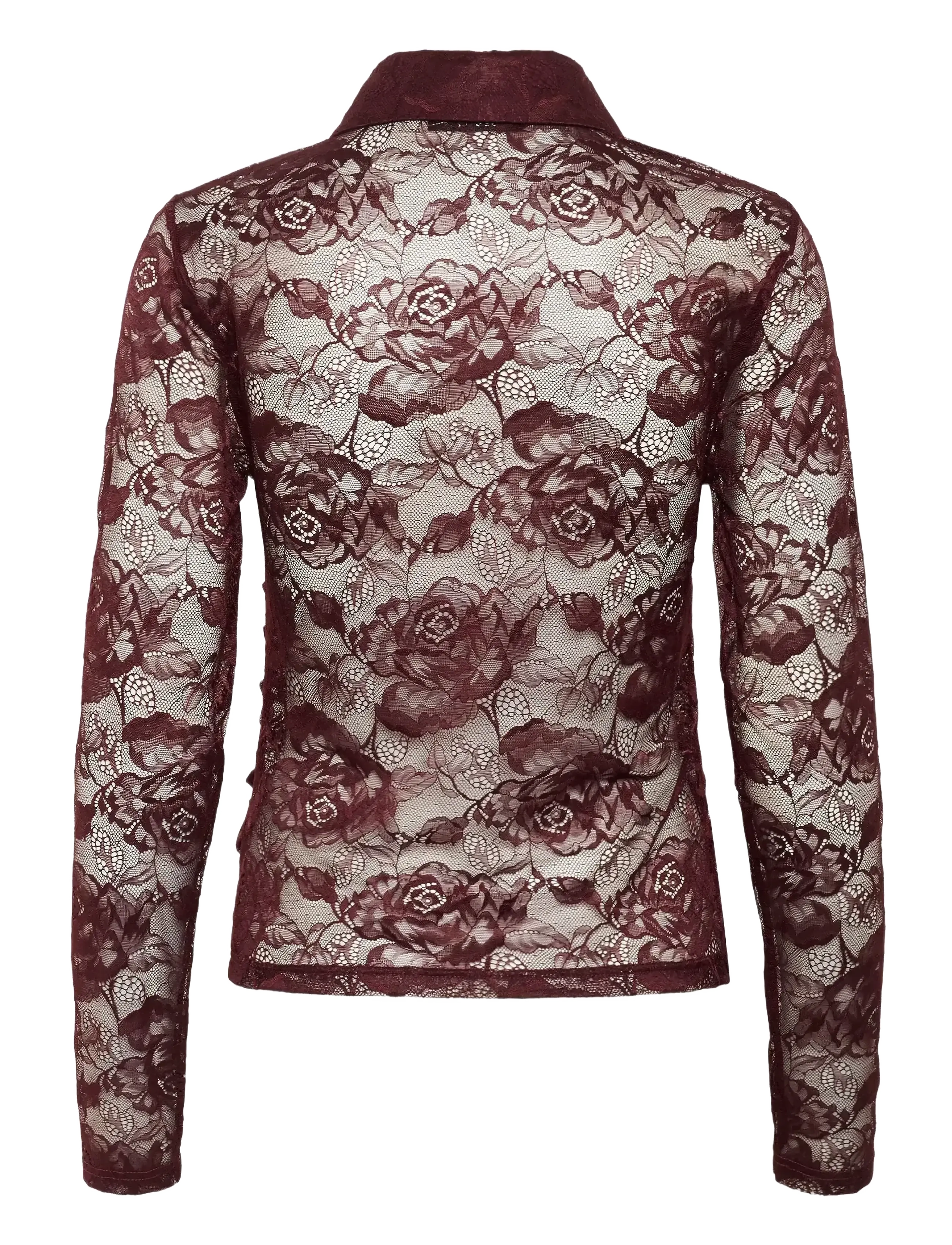 Gestuz - GZleala shirt - langærmede bluser - aronia - 2