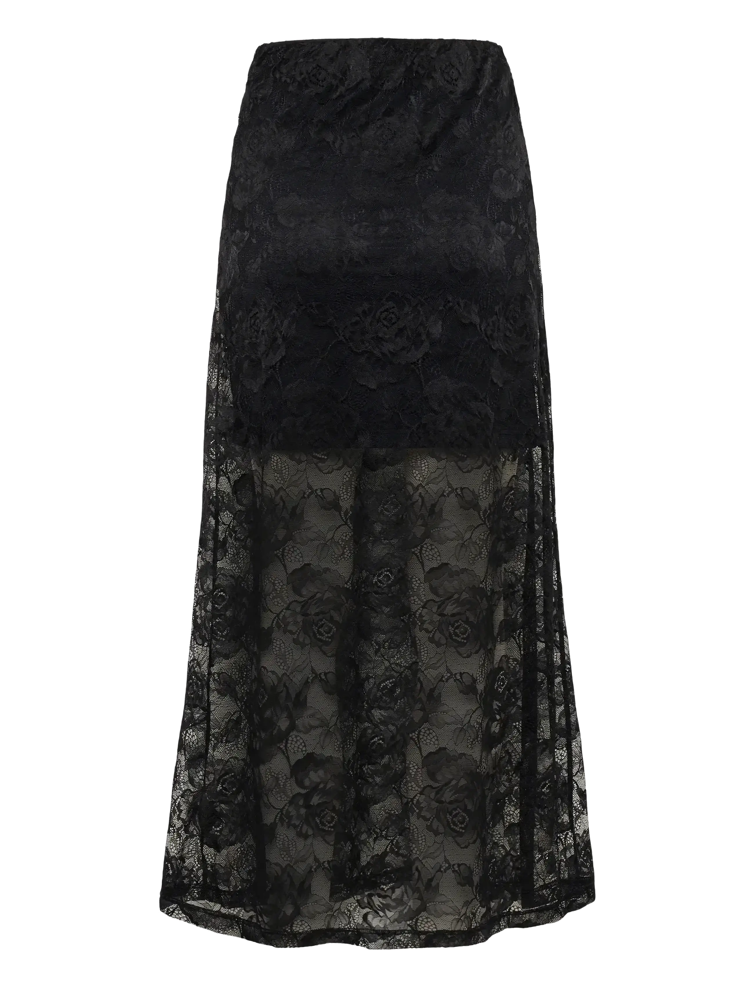 Gestuz - GZleala skirt - maksiseelikud - black - 2