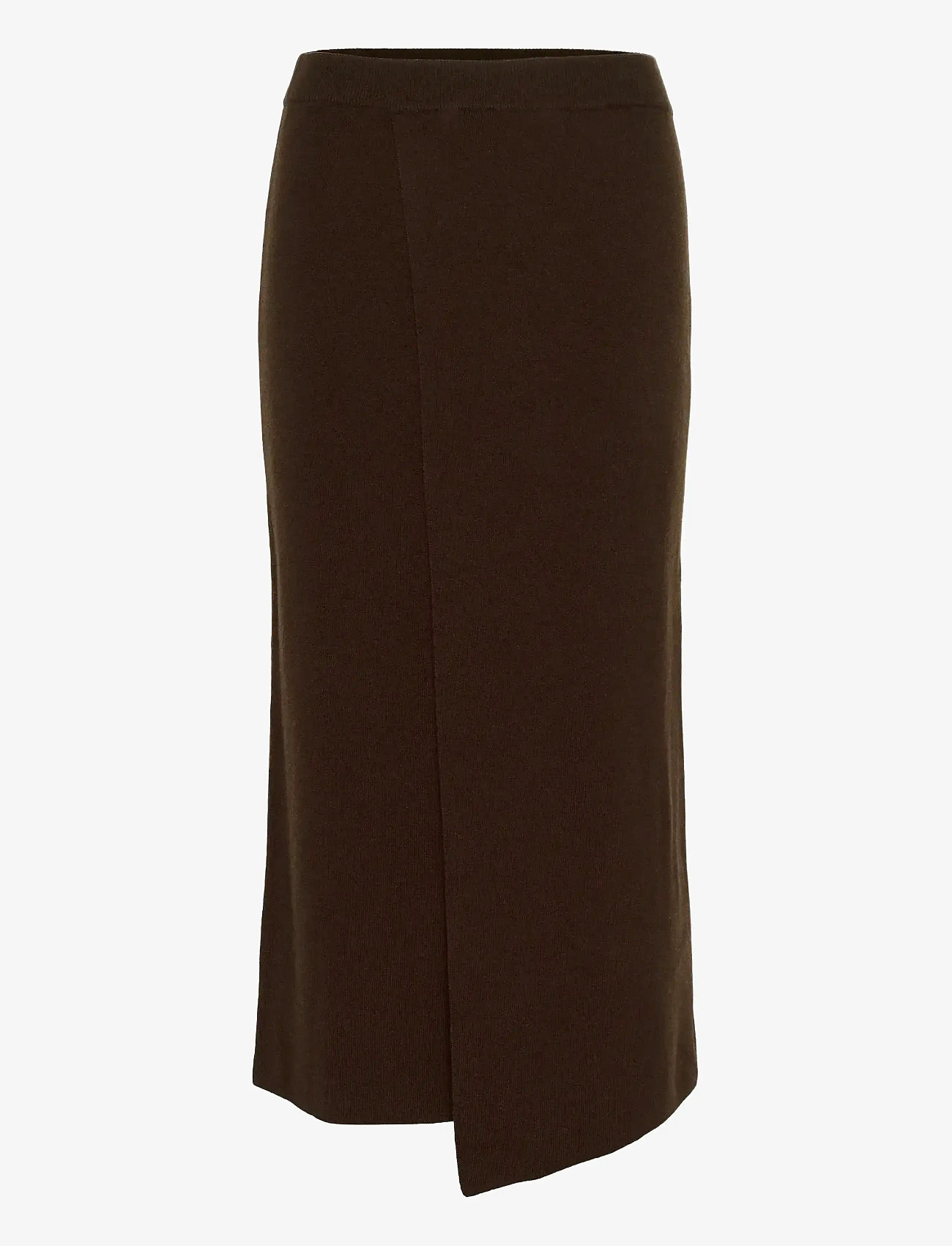 Gestuz - GZmanzi skirt - midi-röcke - deep burnt brown - 1