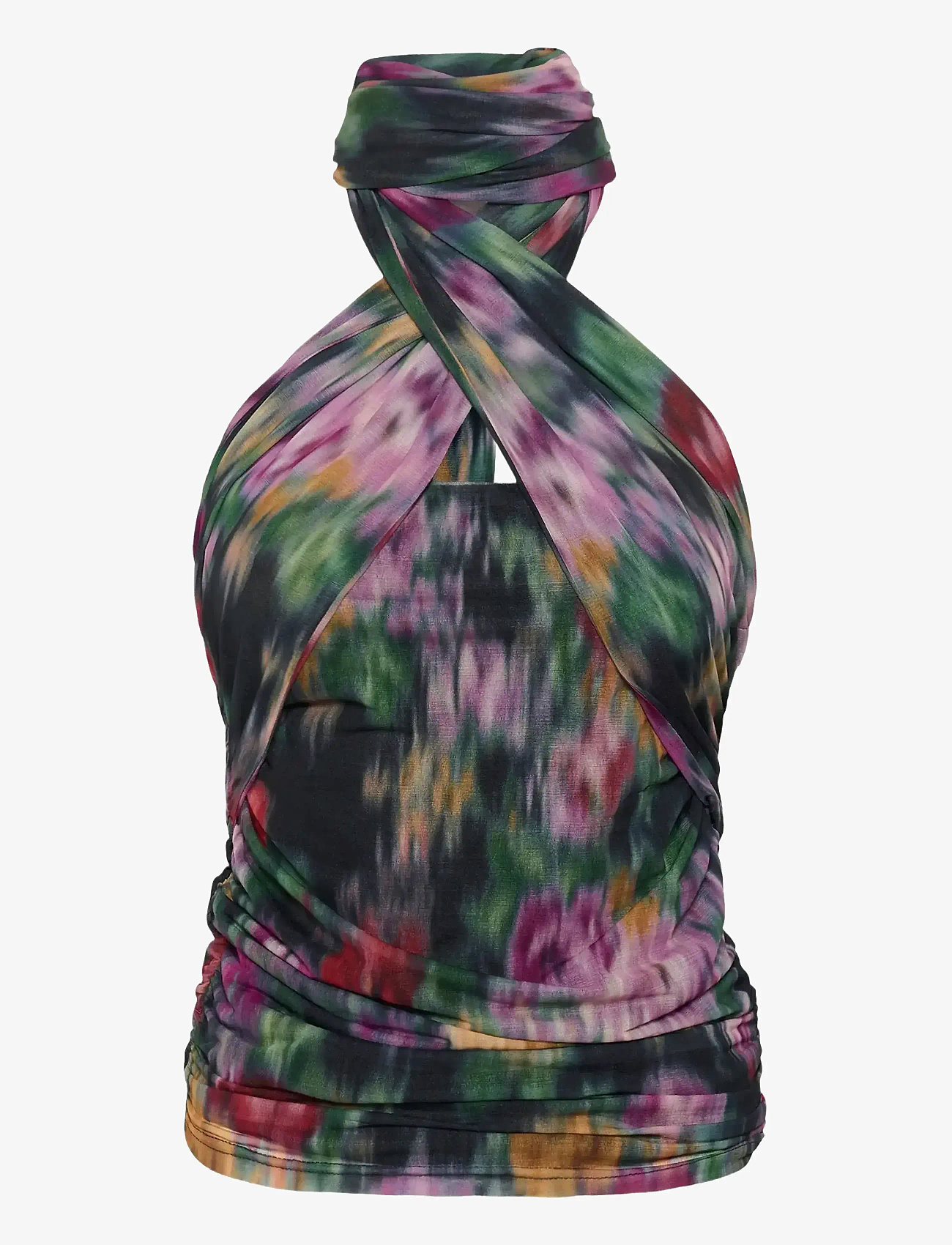 Gestuz - GZfadia P top - tanktops - red faded flower - 1