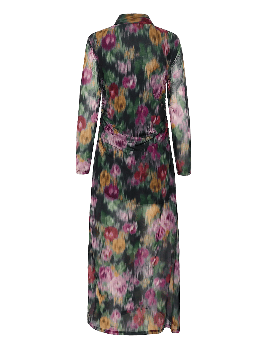 Gestuz - GZfadia P long dress - hemdkleider - red faded flower - 2