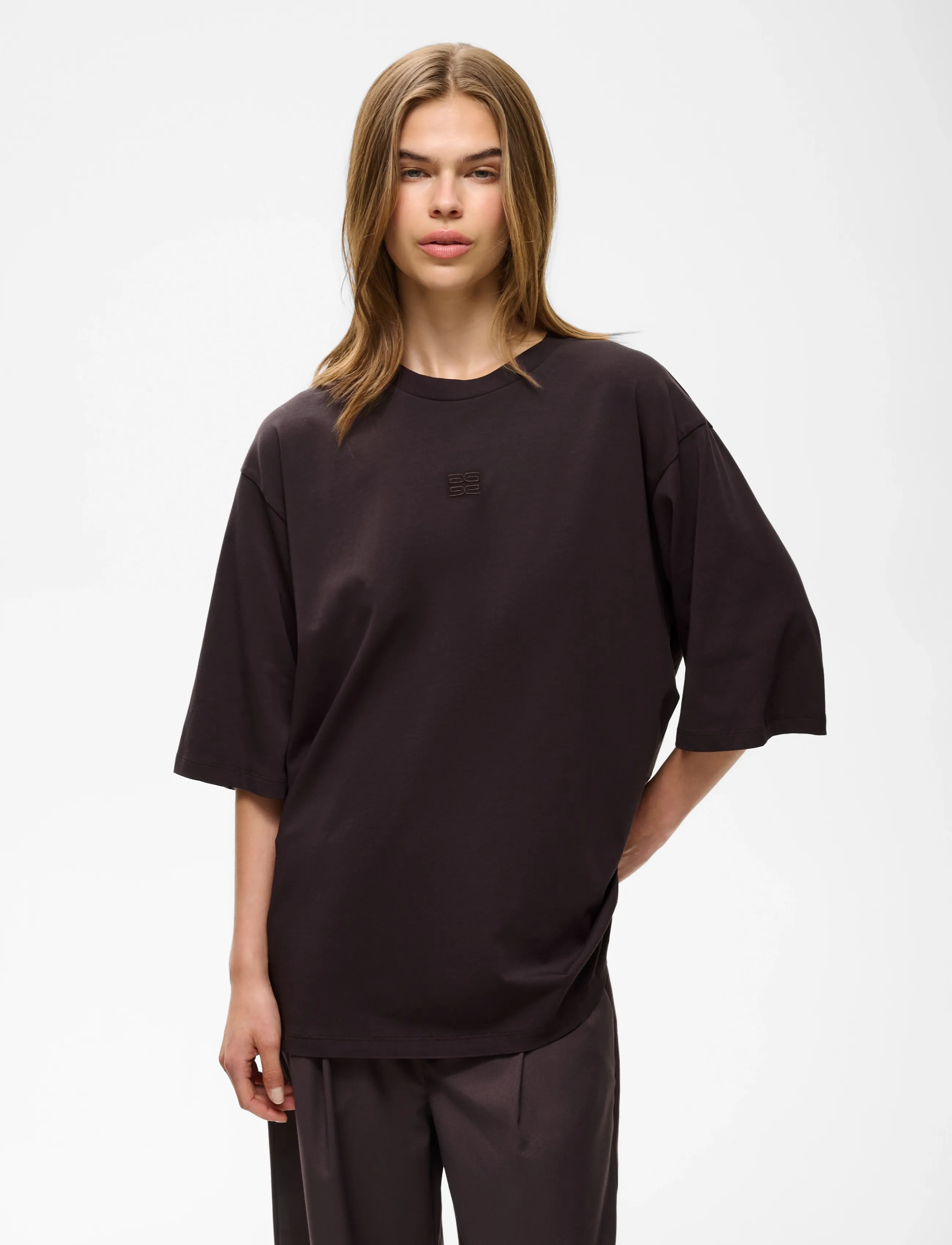 Gestuz - GZdami tee - t-shirts - deep plum - 2