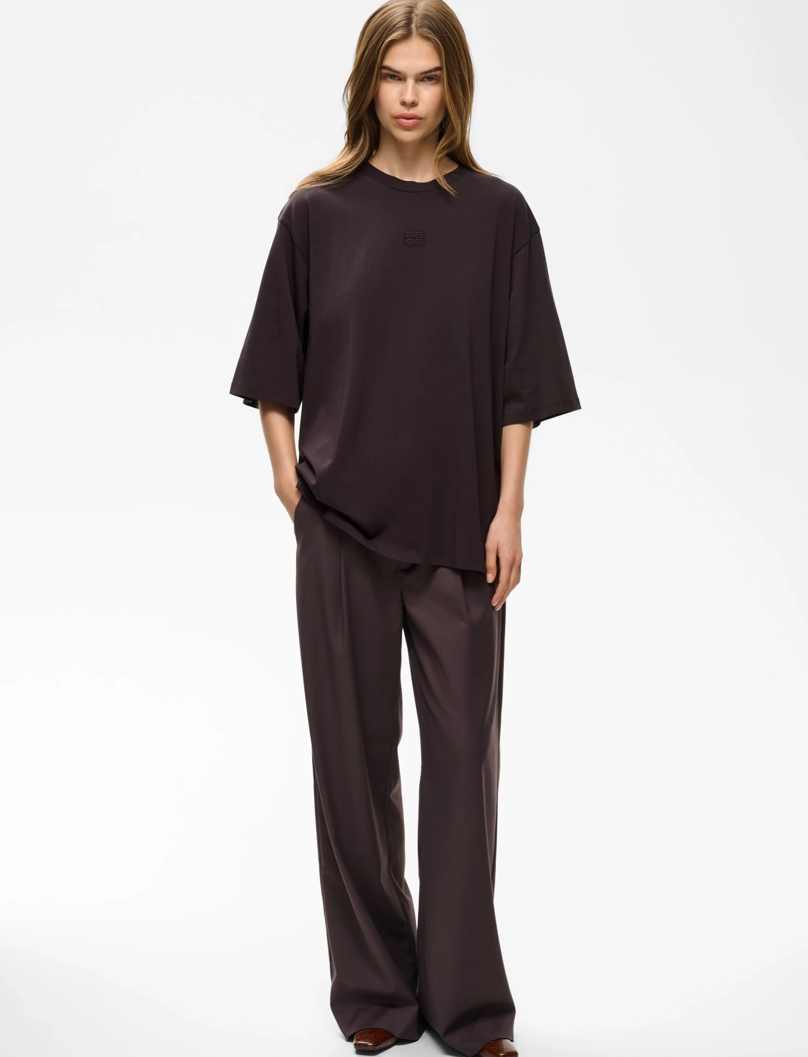 Gestuz - GZdami tee - t-shirts - deep plum - 3