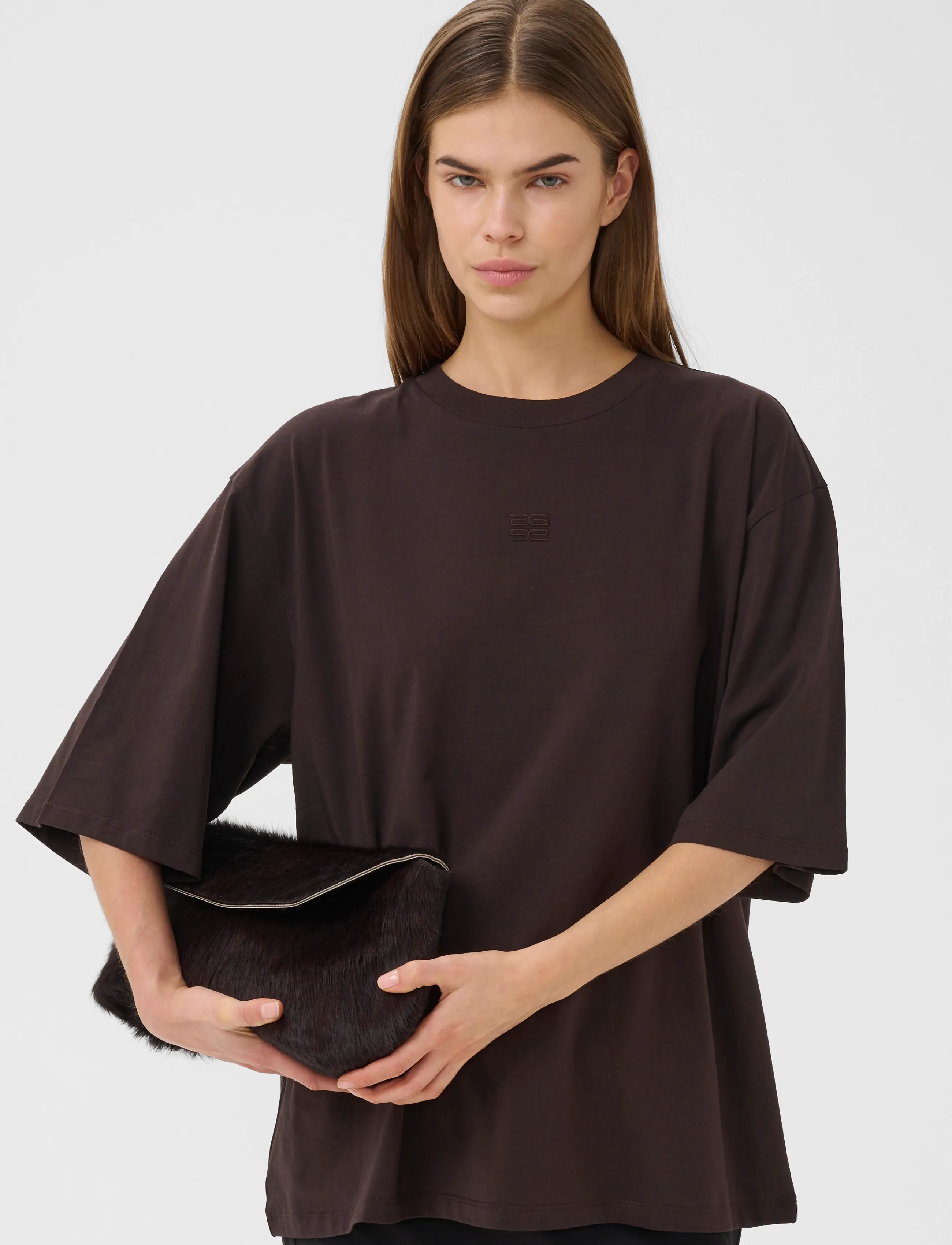 Gestuz - GZdami tee - t-shirts - ganache - 2