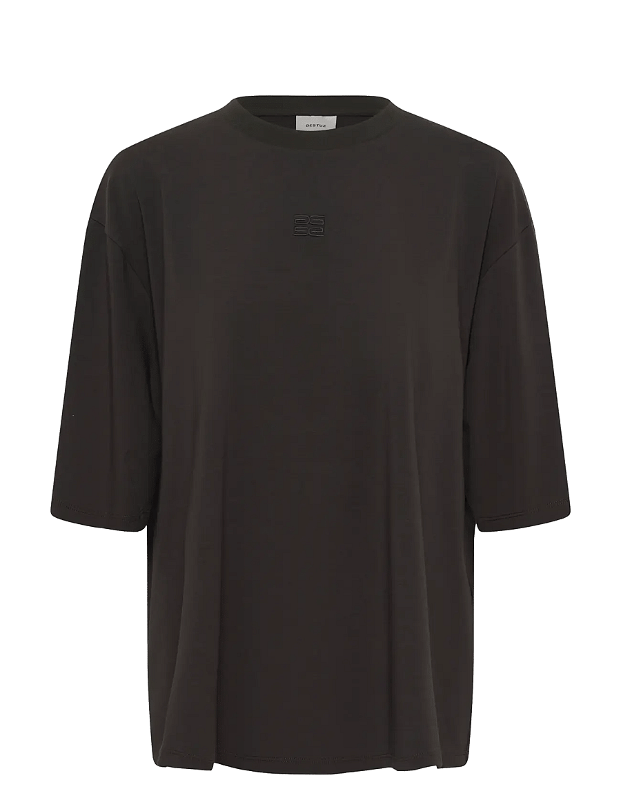 Gestuz - GZdami tee - t-shirts - raven - 0