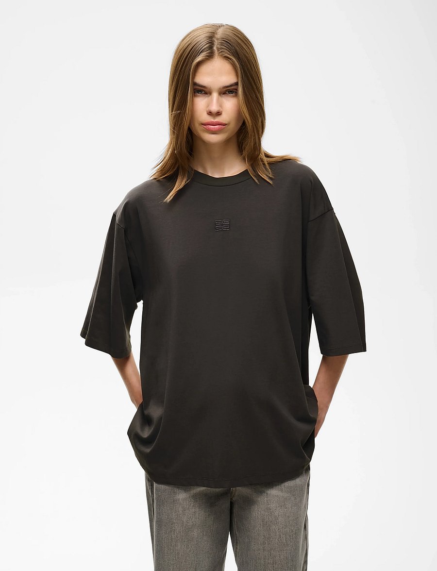 Gestuz - GZdami tee - t-shirts - raven - 2