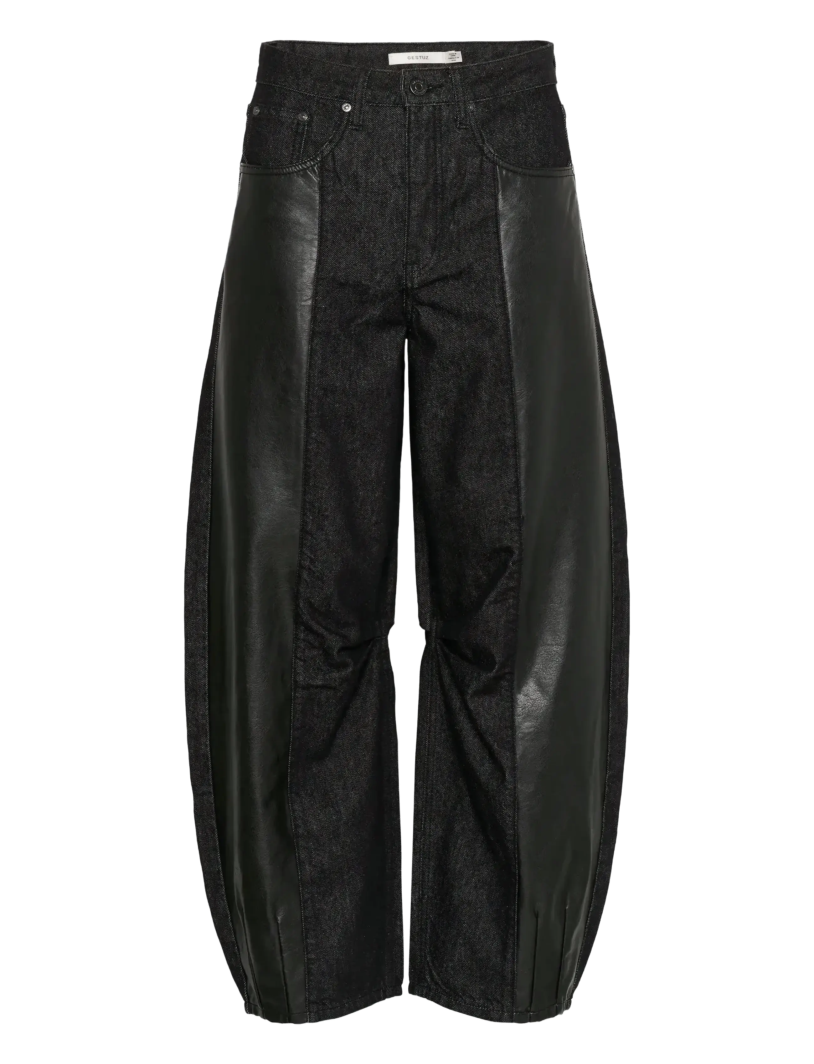Gestuz GZjunia HW barrel jeans - Riided - BLACK / black