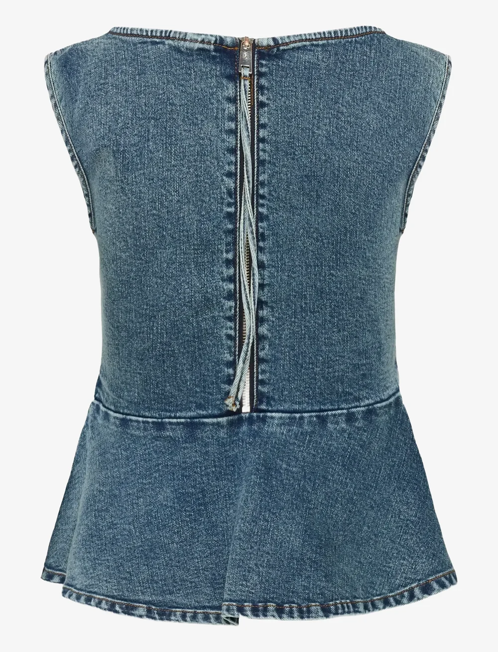 Gestuz - GZviva sl top - tanktops - vintage blue denim - 2