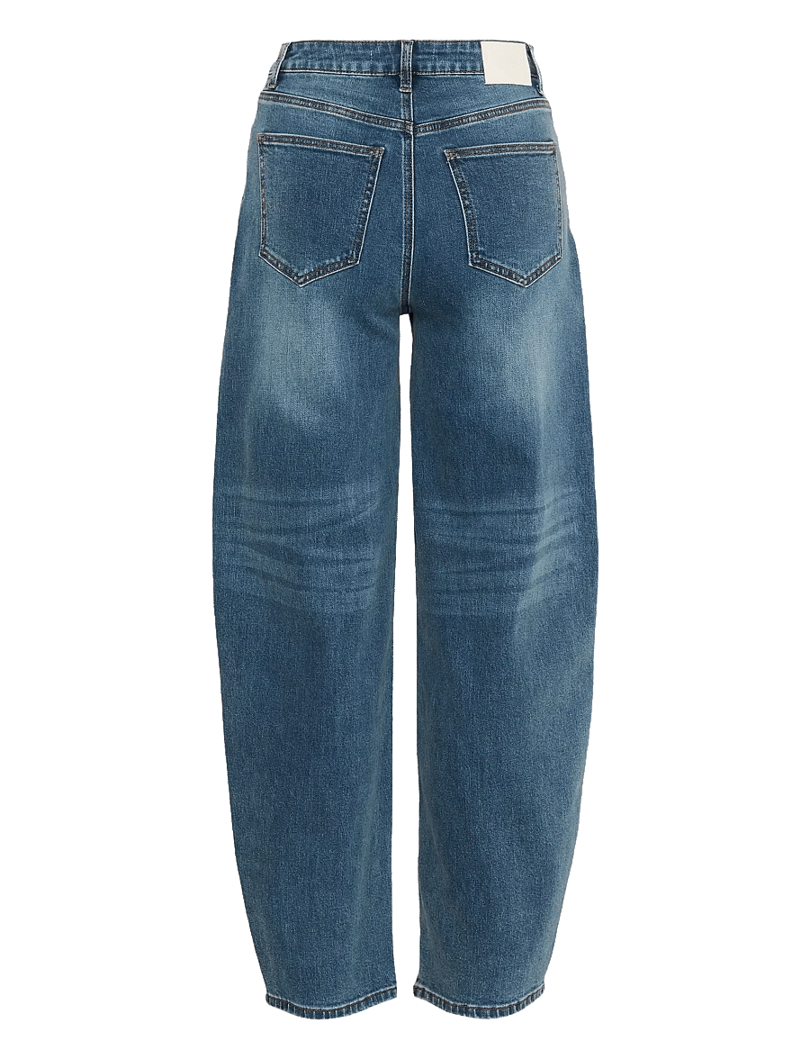 Gestuz - GZviva HW baggy jeans - wide leg jeans - vintage blue denim - 2