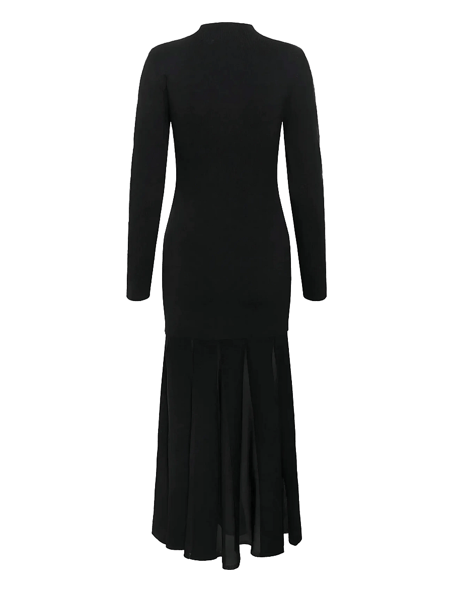 Gestuz - GZthiya dress - stickade klänningar - black - 2