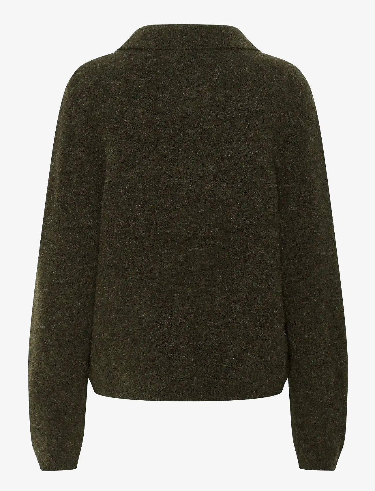 Gestuz - GZalpha polo pullover - sügisesed riided - olive mÉlange - 1