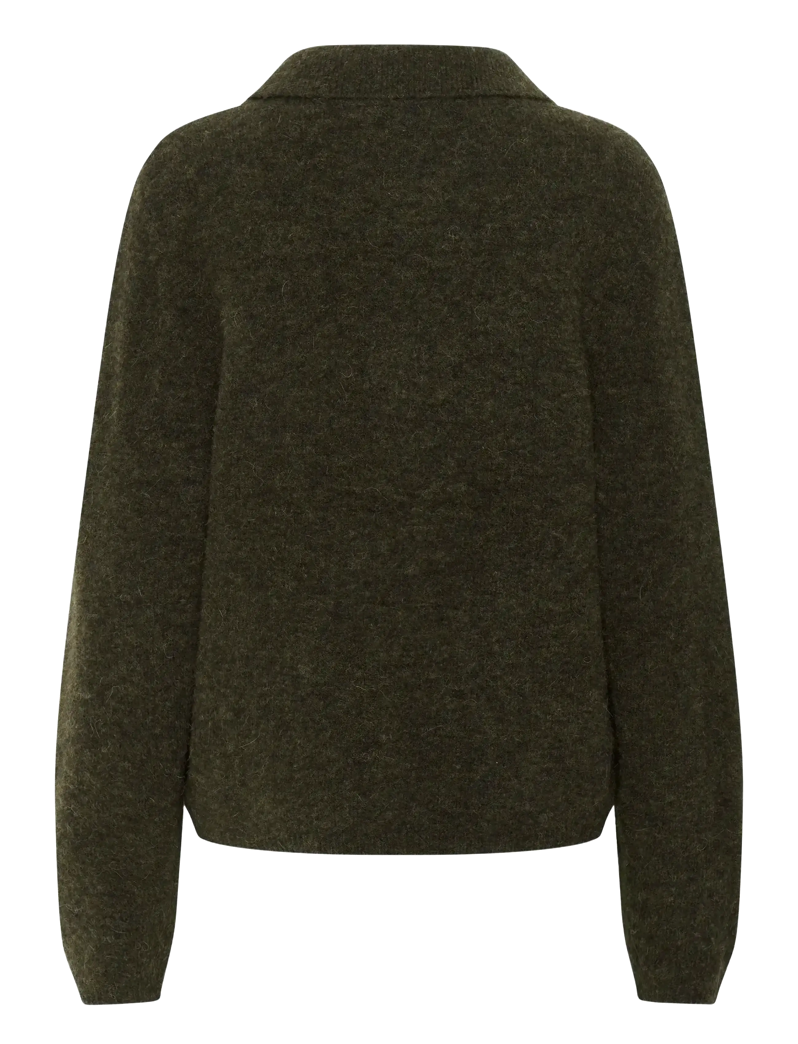 Gestuz - GZalpha polo pullover - džemprid - olive mÉlange - 2