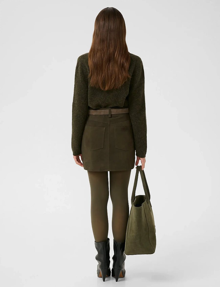 Gestuz - GZalpha polo pullover - pullover - olive mÉlange - 4