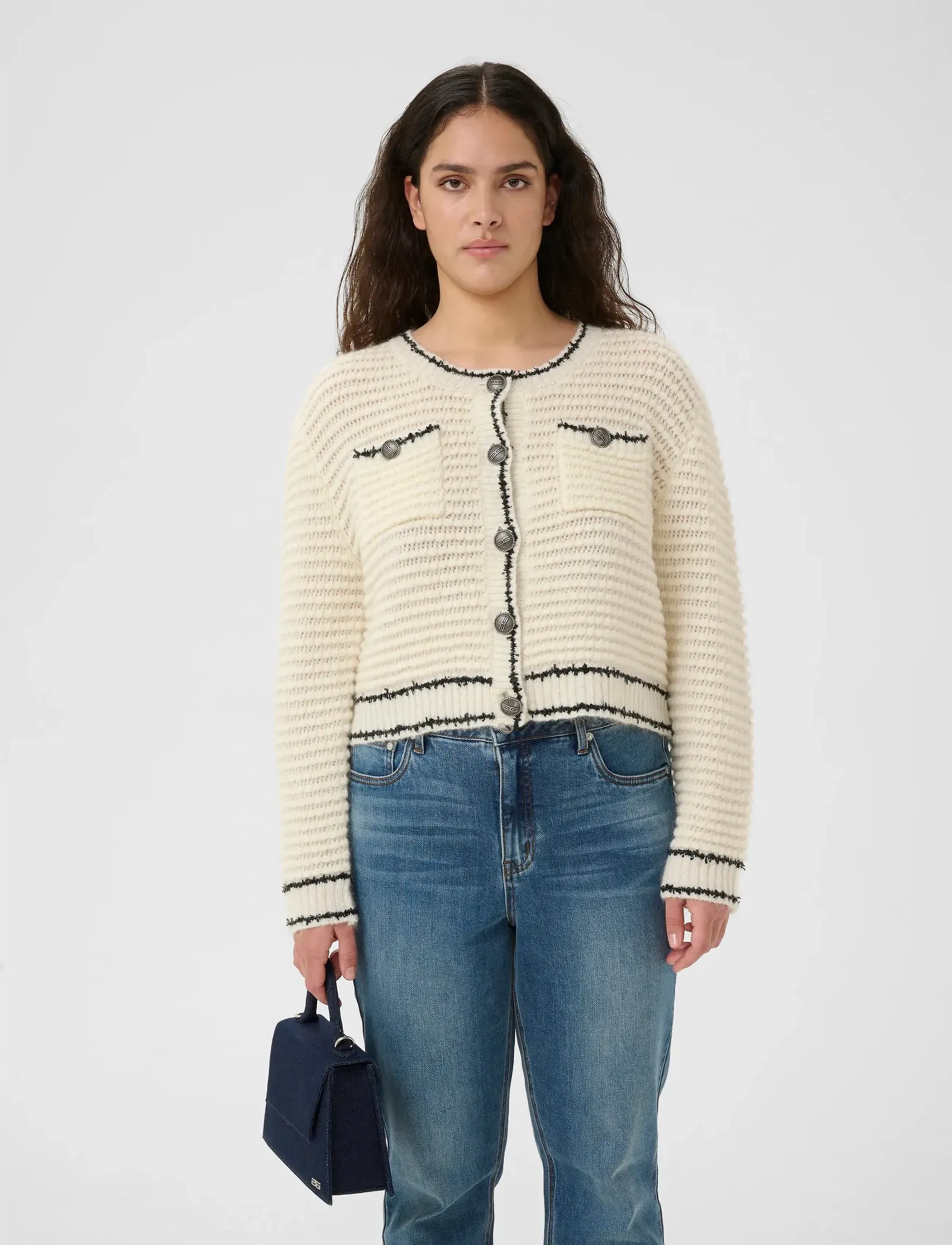 Gestuz Gzcleana Cardigan, XS, Cream, Strik > Cardigans, Dame
