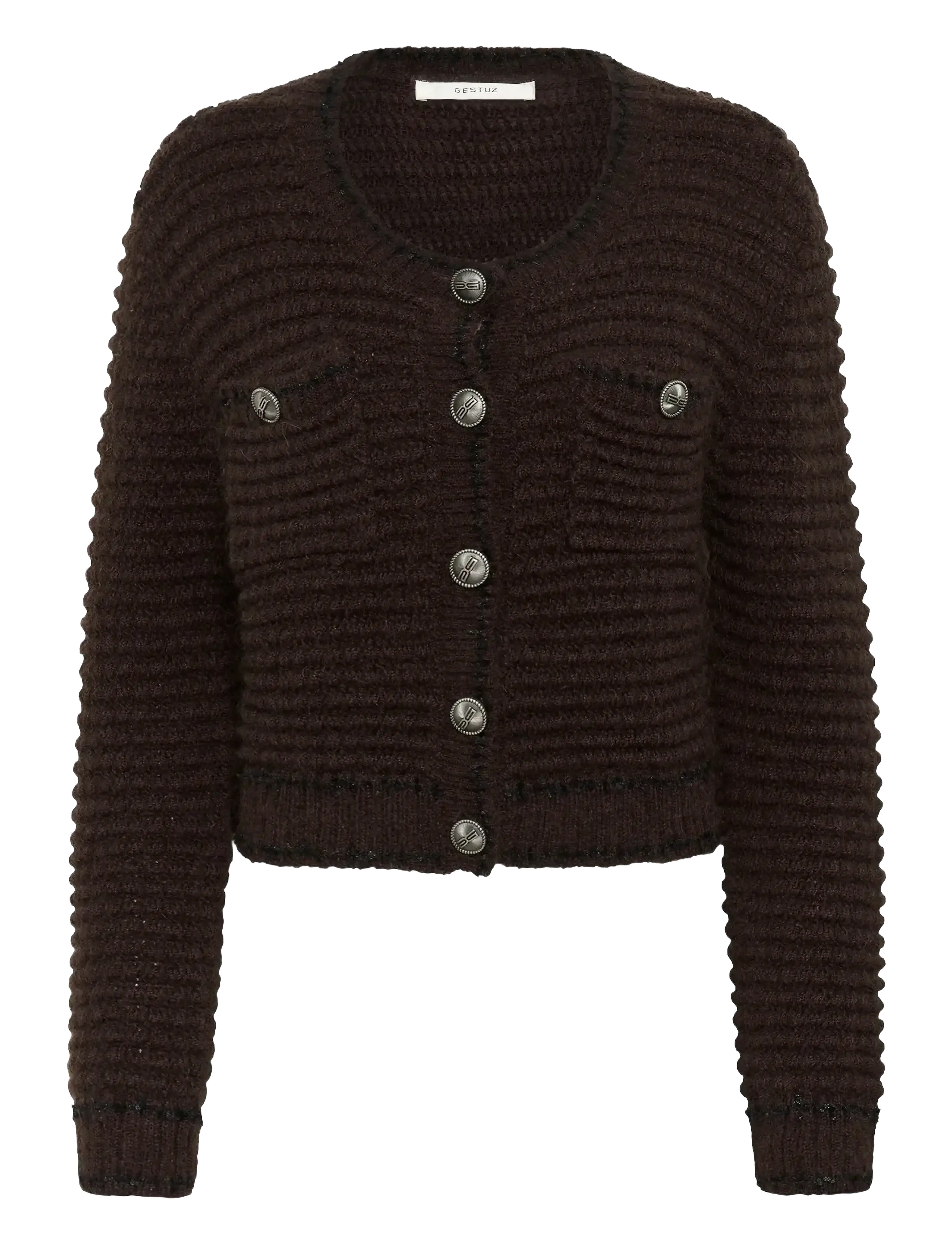 Gestuz GZcleana cardigan - Tøj - MOLÉ / brown