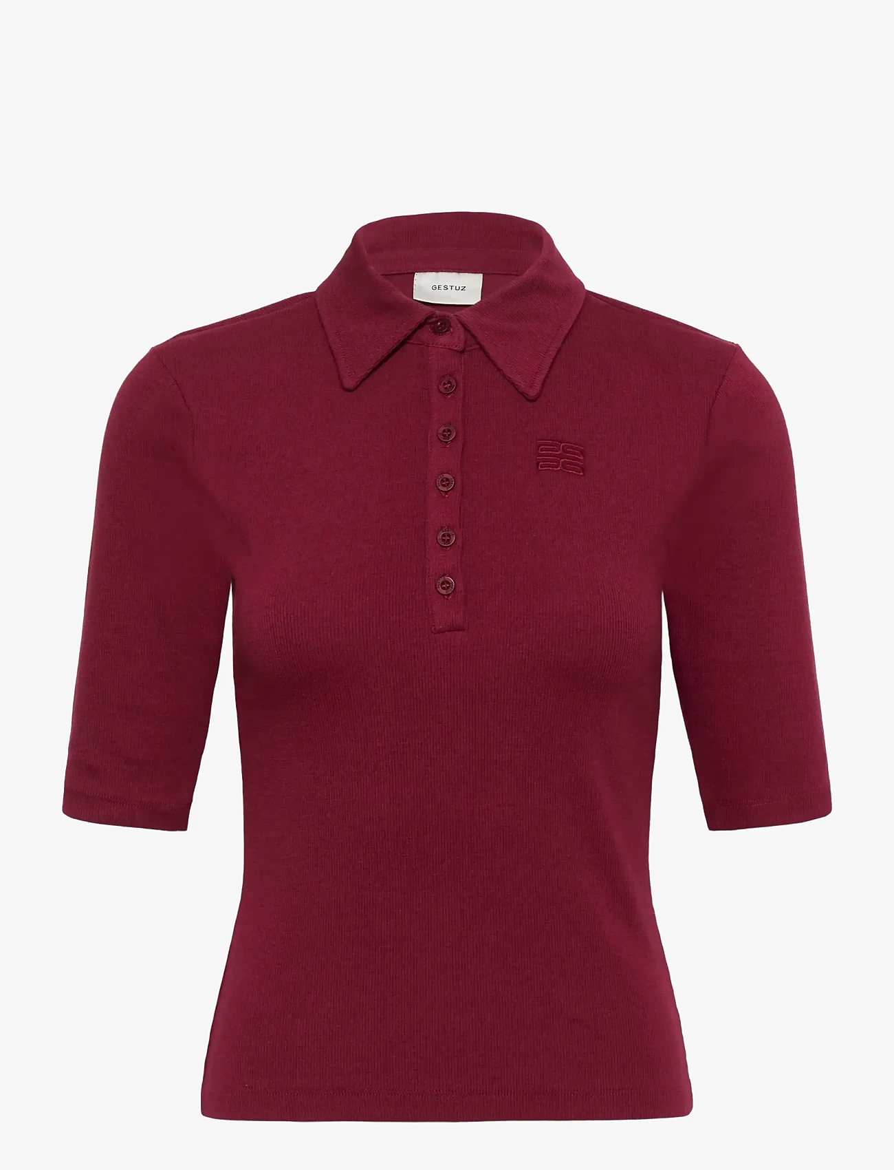 Gestuz - GZdrew polo top - poloer - cabernet - 1