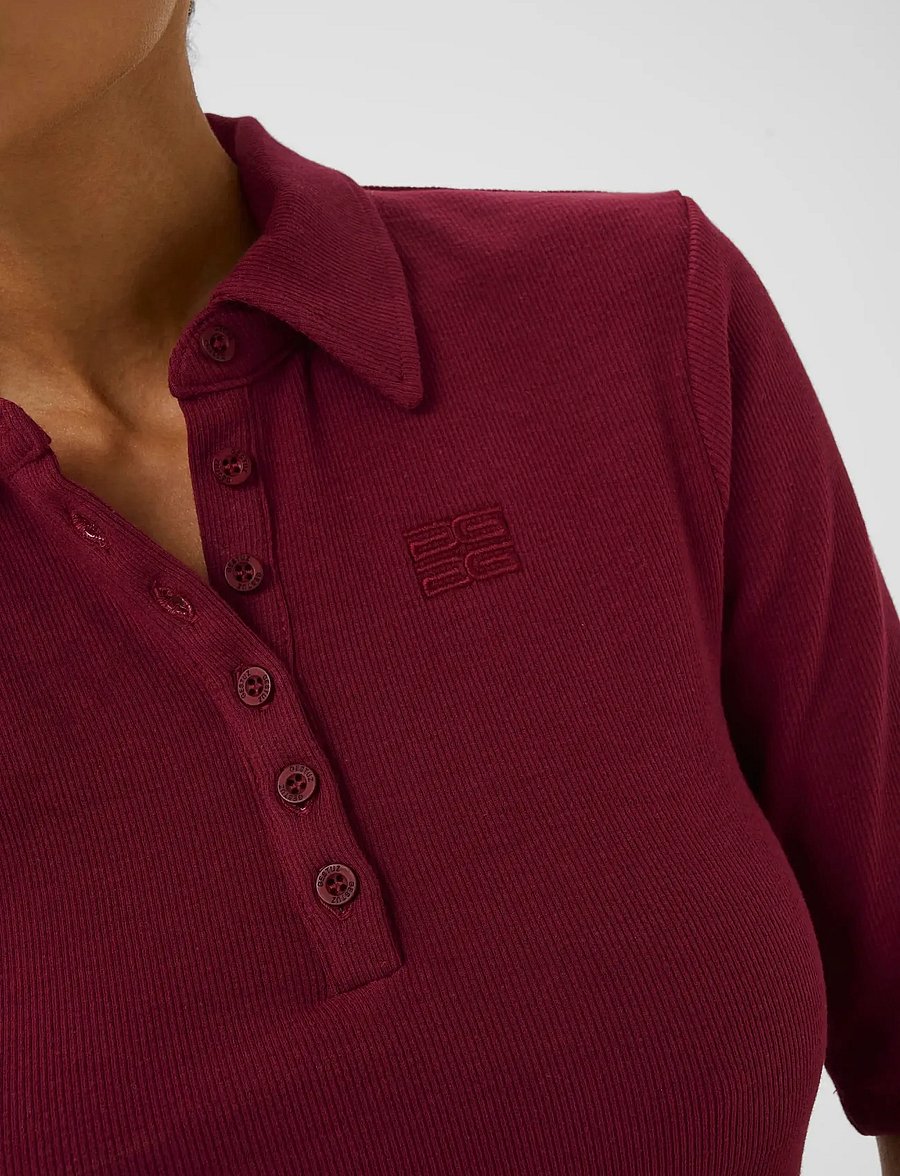Gestuz - GZdrew polo top - poloer - cabernet - 5