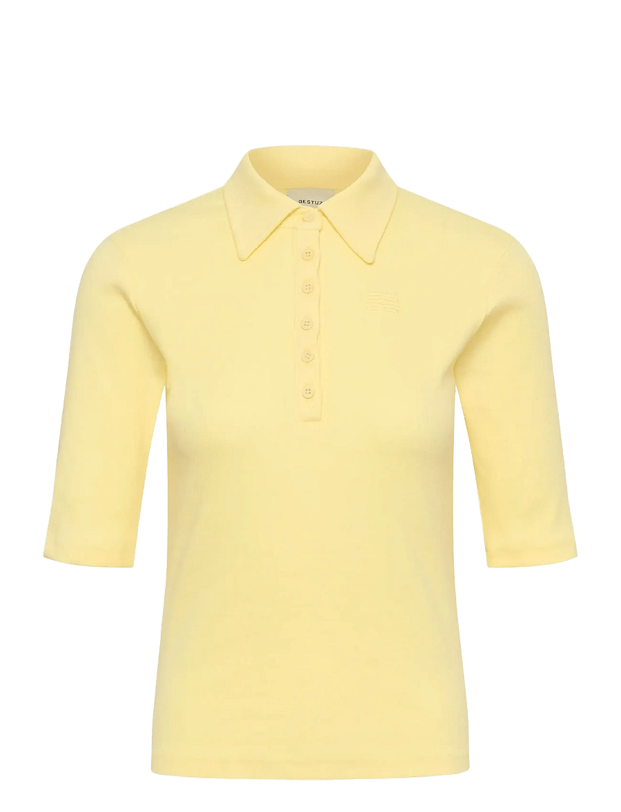 Gestuz - GZdrew polo top - polo shirts - french vanilla - 1