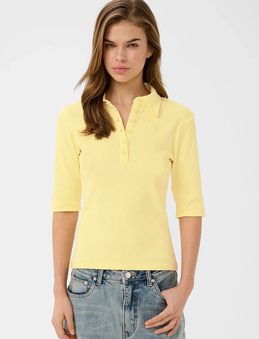 Gestuz - GZdrew polo top - polo shirts - french vanilla - 0