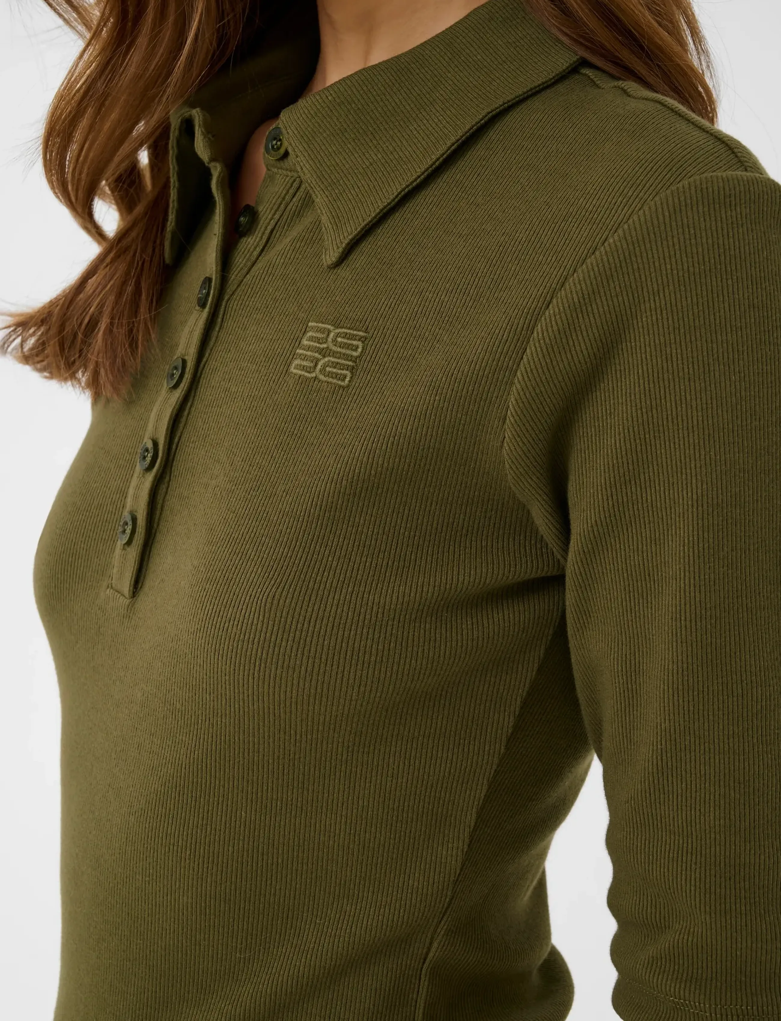 Gestuz - GZdrew polo top - polosärgid - military olive - 5