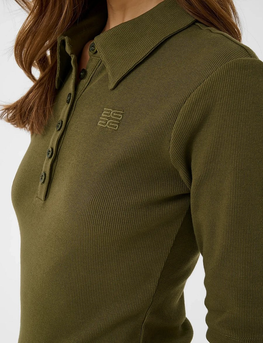 Gestuz - GZdrew polo top - polosärgid - military olive - 5