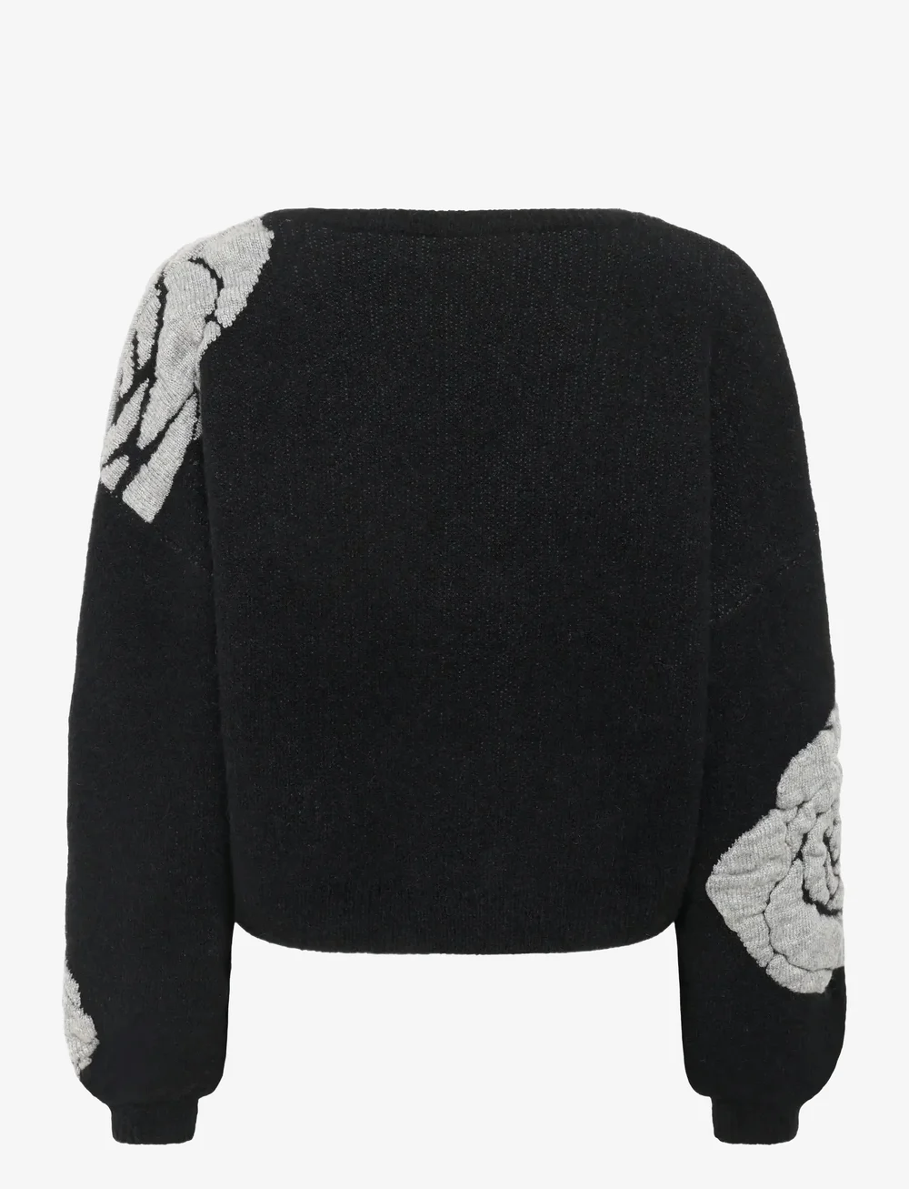 Gestuz - GZrosaly pullover - striktrøjer - black - 2