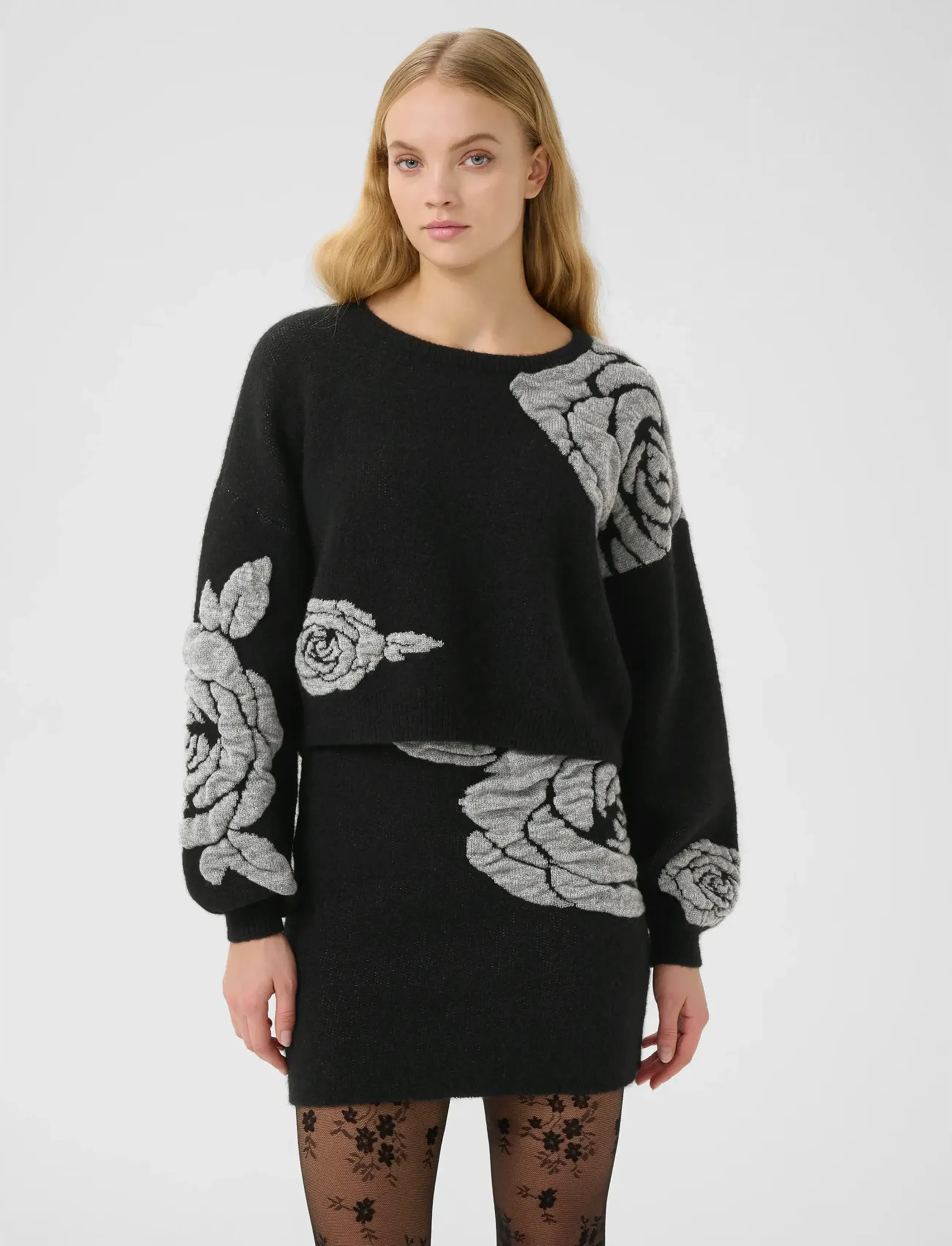 Gestuz Gzrosaly Pullover, XS, Black, Strik > Trøjer, Dame