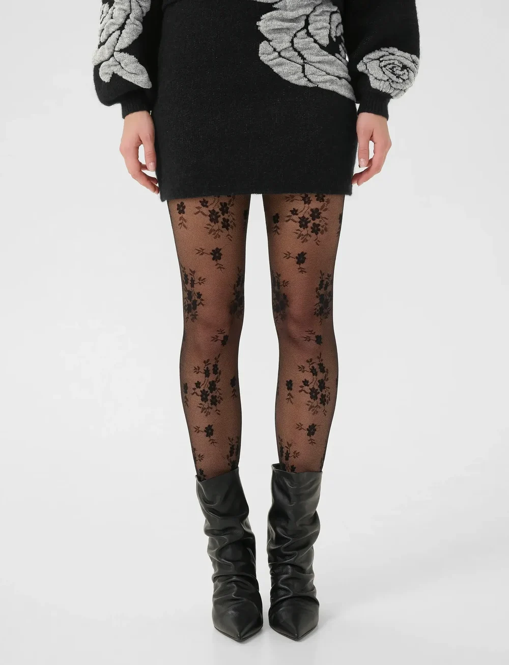 Gestuz - GZrosaly skirt - strikkede nederdele - black - 0