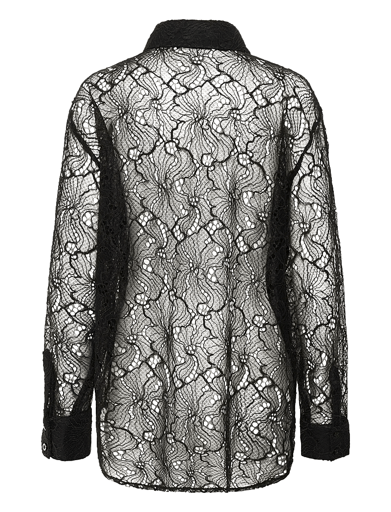 Gestuz - GZedea shirt - langærmede skjorter - black - 2