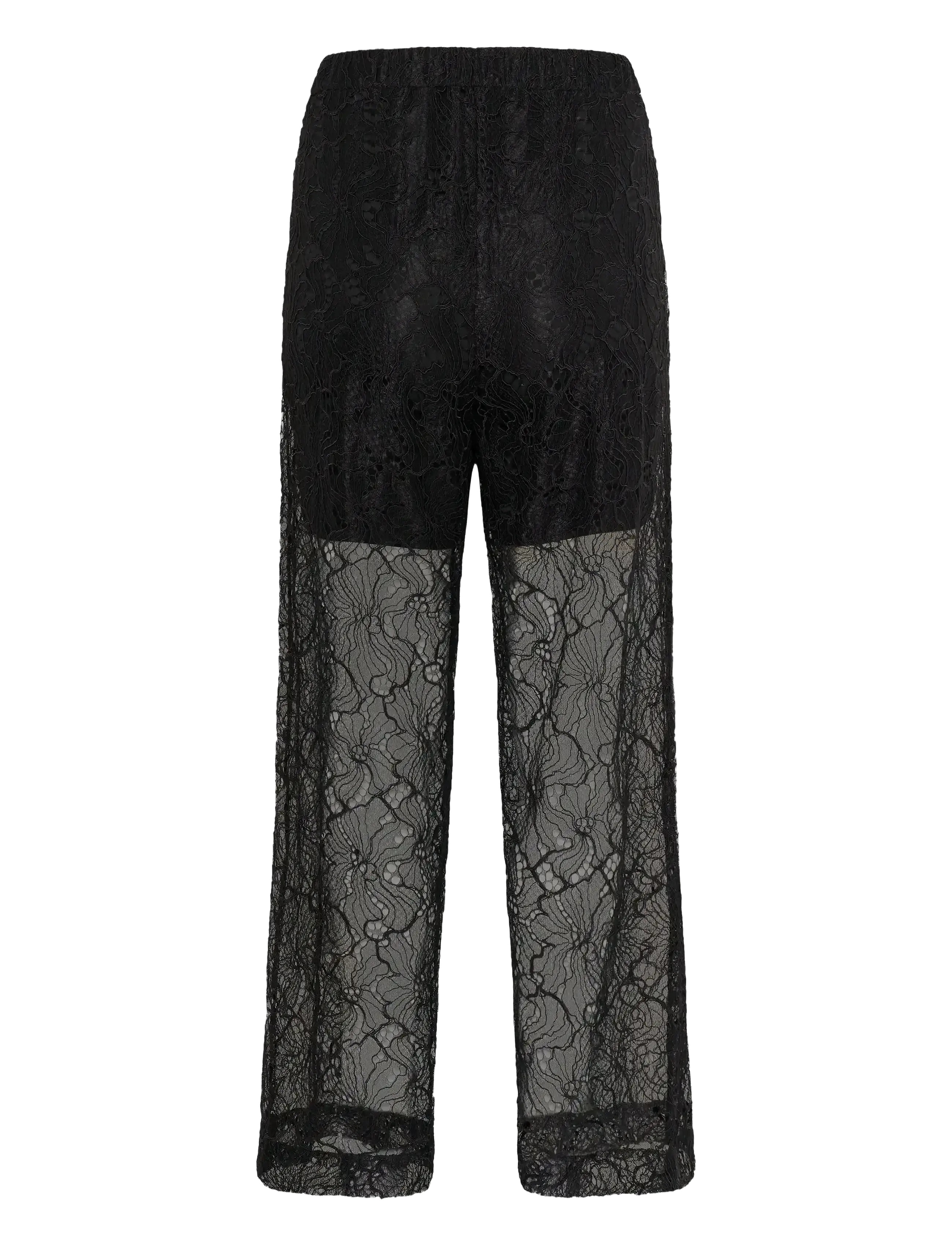 Gestuz - GZedea HW pants - laia säärega püksid - black - 2