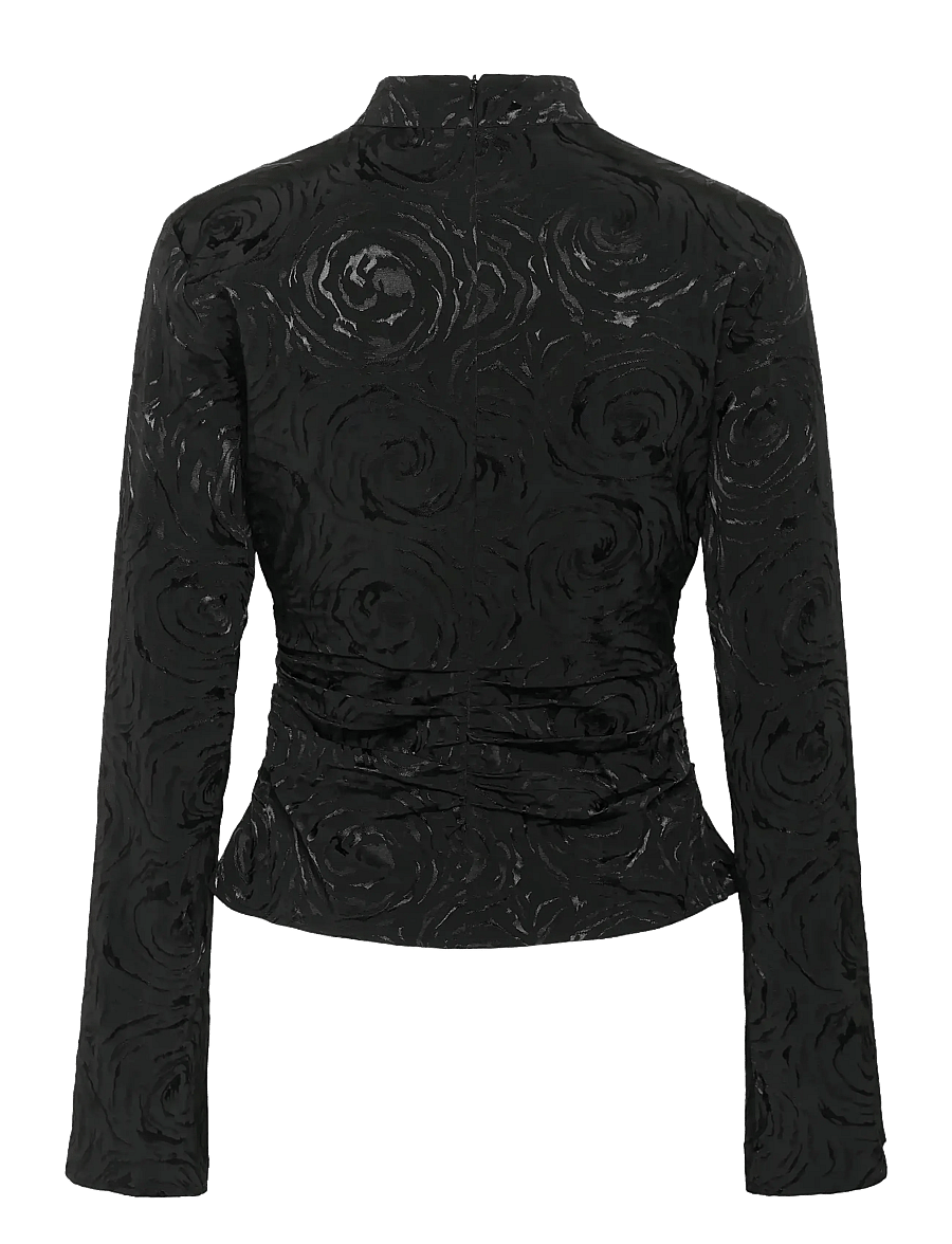 Gestuz - GZrosia blouse - langærmede bluser - black - 2