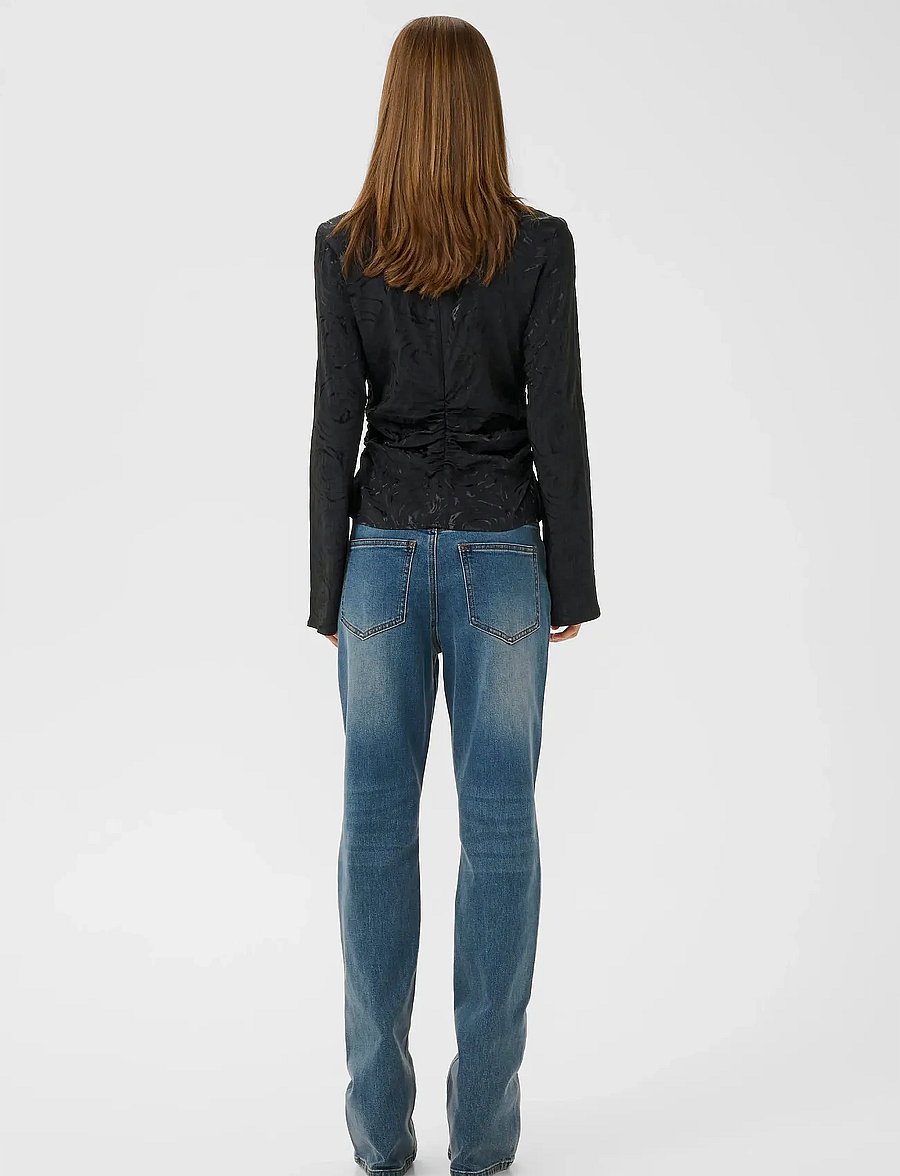 Gestuz - GZrosia blouse - langærmede bluser - black - 4
