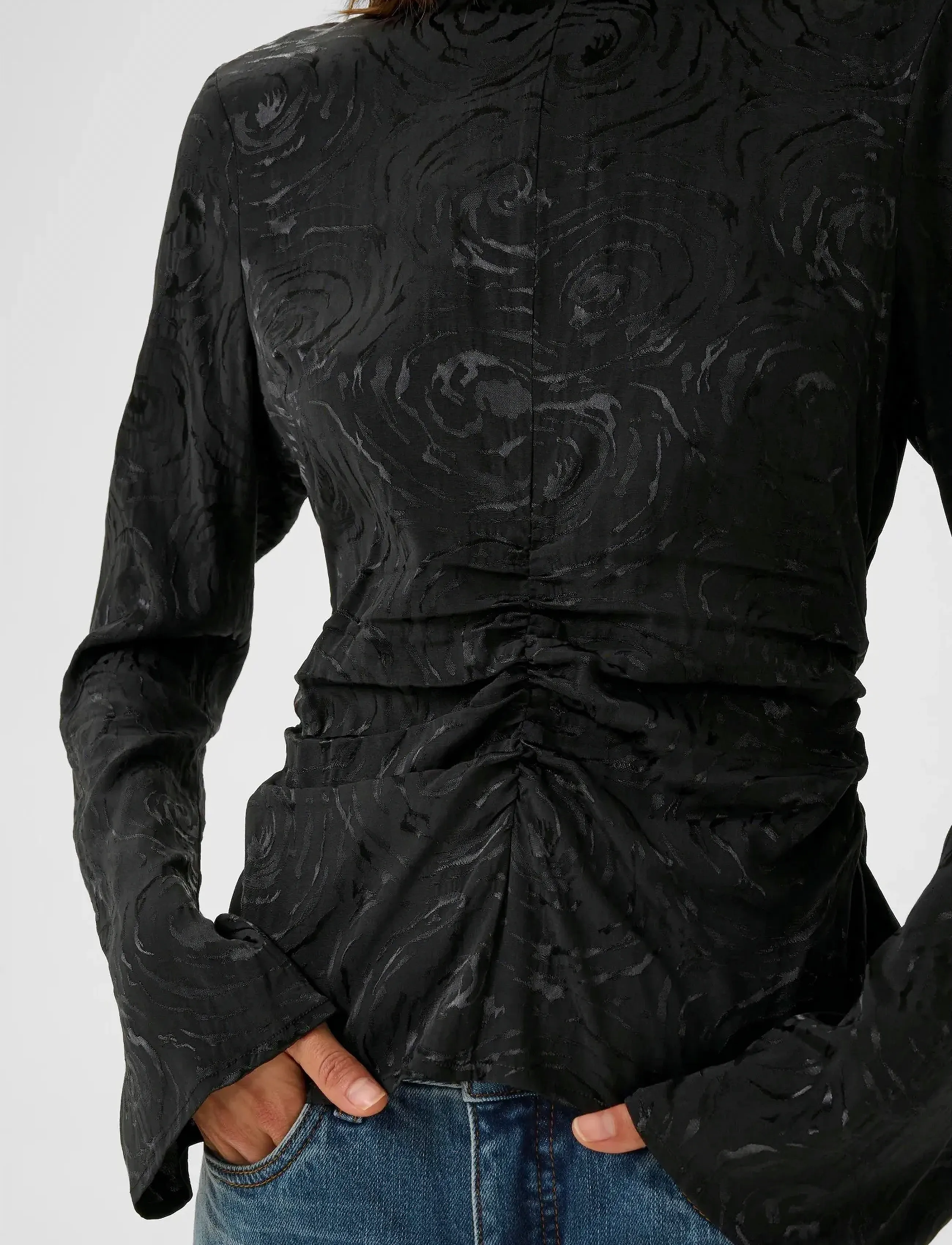 Gestuz - GZrosia blouse - pikkade varrukatega pluusid - black - 5