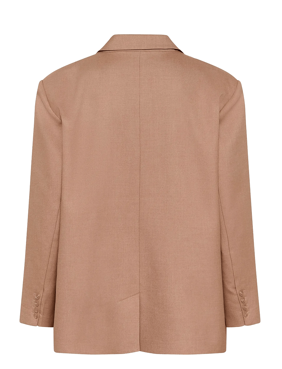 Gestuz - GZpaula OZ blazer - single breasted blazers - burnt marple sugar melange - 2