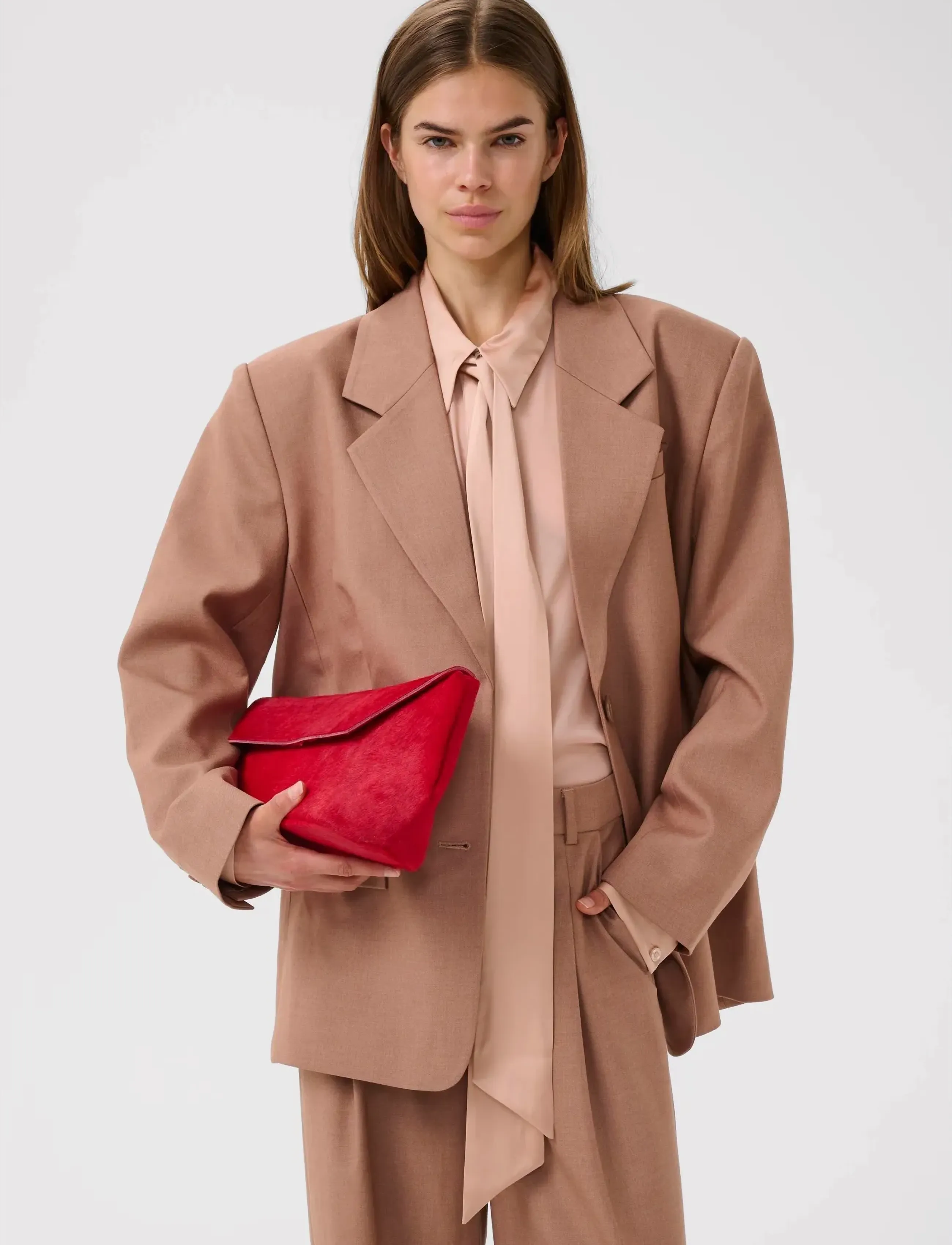 Gestuz Gzpaula Oz Blazer, Kvinder, Blazer, Beige, Str: 40